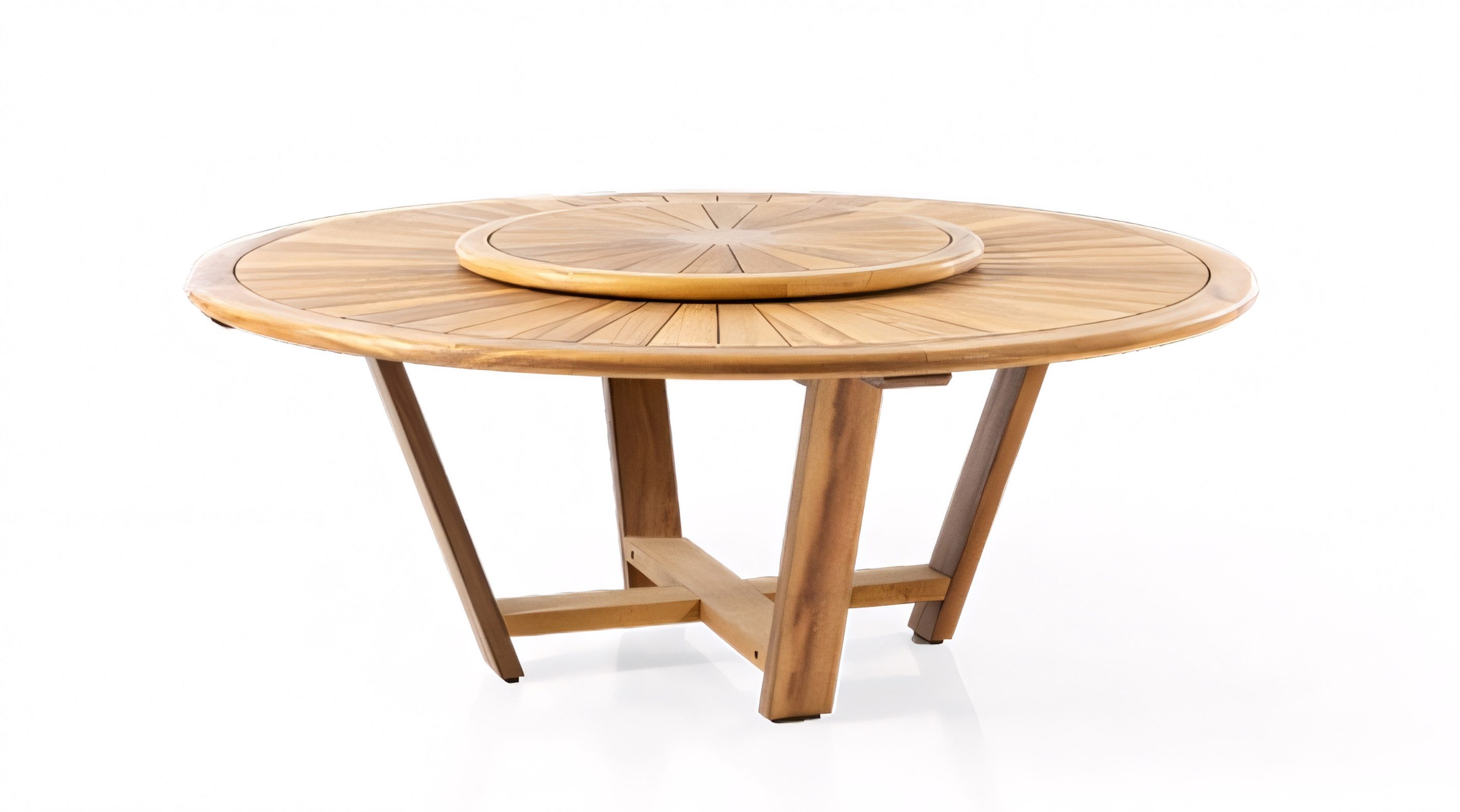 JVmoebel Couchtisch Minimalistischer Esstisch aus braunem Holz für gemütliche Räume (Packung), Made in Europe