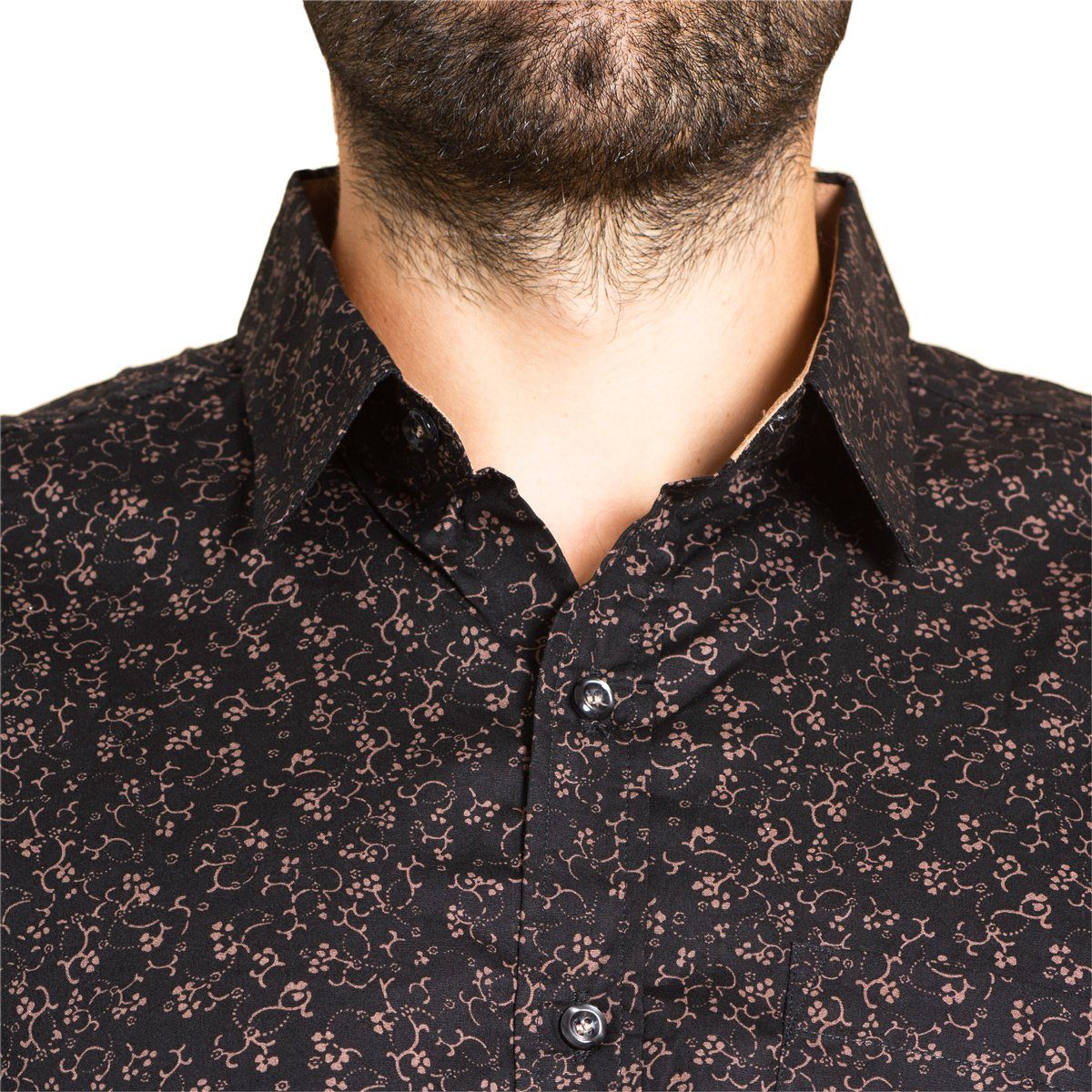 PANASIAM Hawaiihemd Herren Freizeithemd in tropisch buntem Design aus 100 % Baumwolle leichtes Kurzarmhemd für den Sommer bequem und luftig