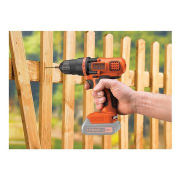 Black + Decker Bohrmaschine BDCDD18N, 10 Drehmomentstufen