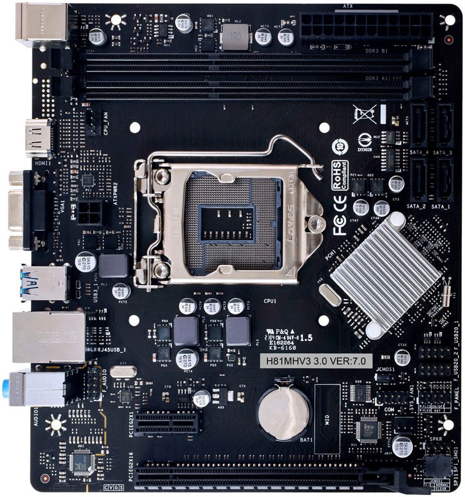 Biostar H81MHV3 3.0 H81 Mainboard