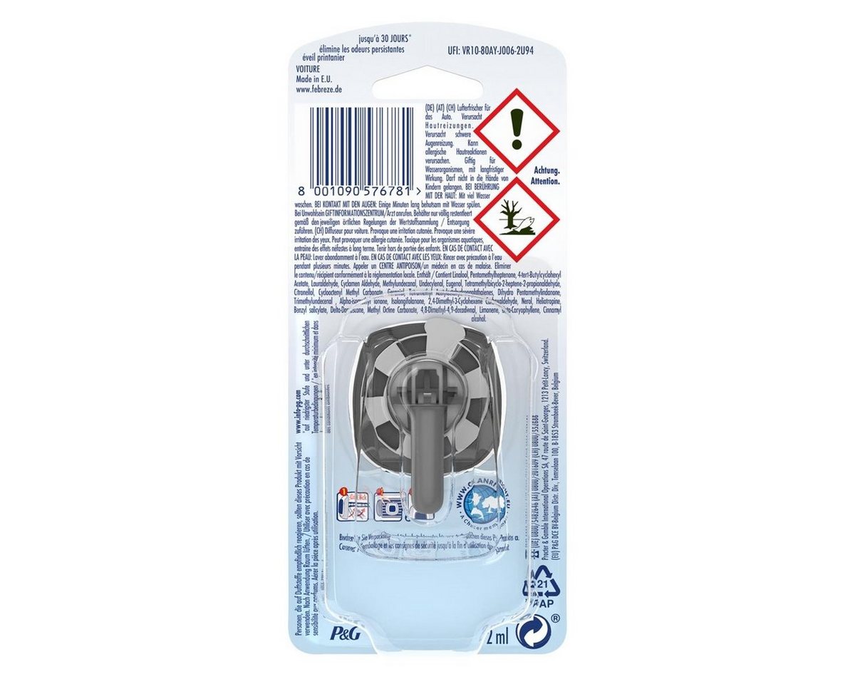 Thumbnail - Febreze Raumduft Febreze Car Lufterfrischer Lenor Aprilfrisch - Autoduft (1er Pack)