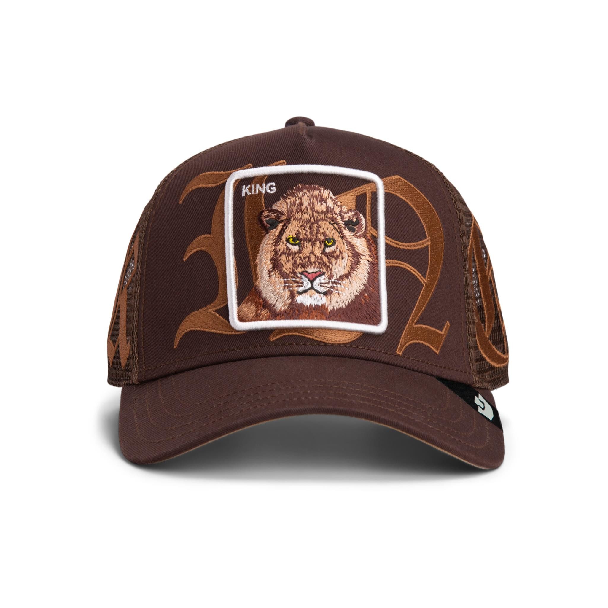 GOORIN Bros. Trucker Cap Goorin Bros. Old English King Trucker Cap Ground Brown (Basecap, Basecap, Trucker Kappe, Meshcap)