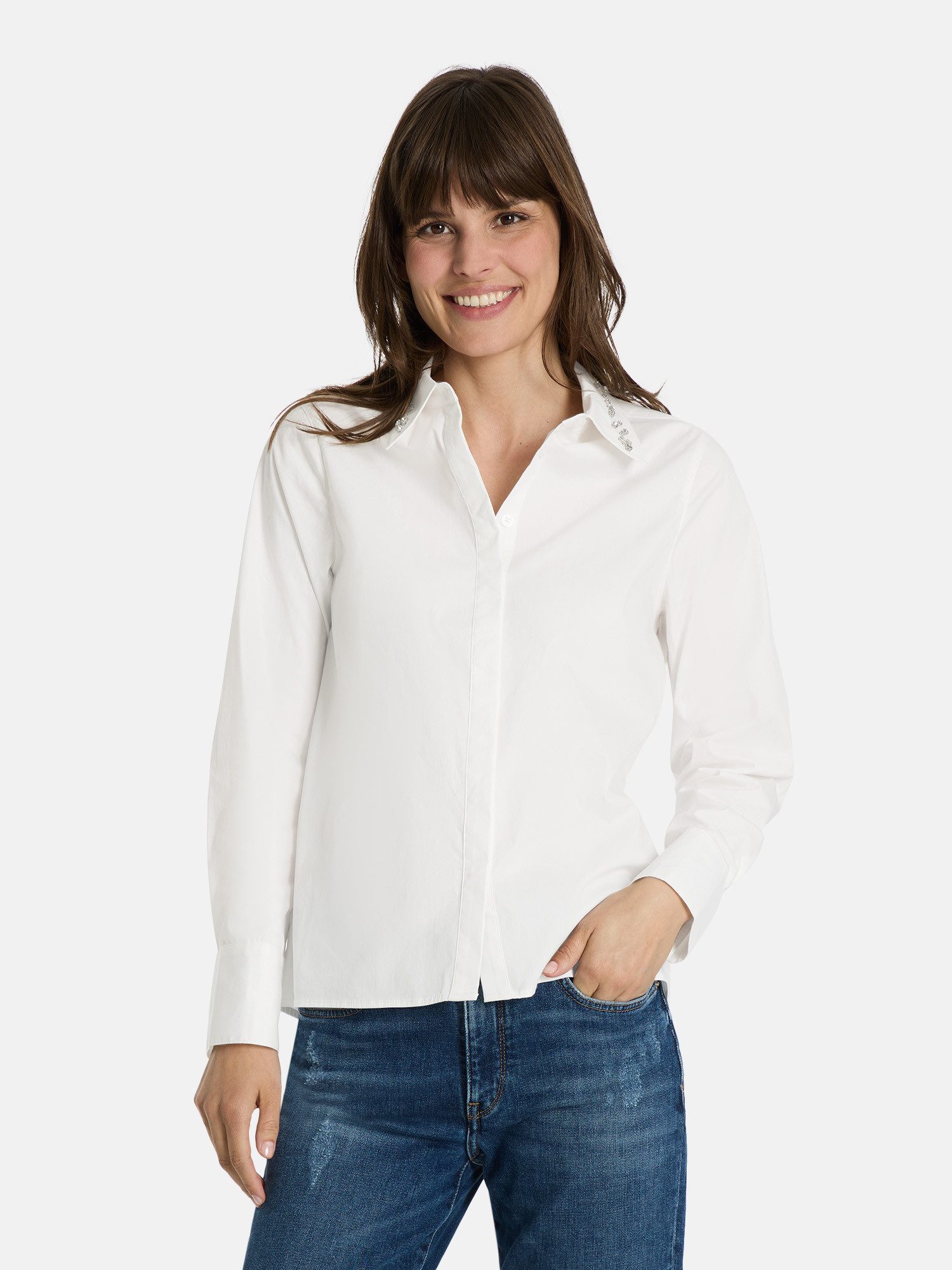 Lieblingsstück Klassische Bluse RadenaL mit Baumwoll-Anteil günstig online kaufen