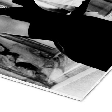 Posterlounge Forex-Bild Everett Collection, Audrey Hepburn - Frühstück bei Tiffany, Wohnzimmer Fotografie