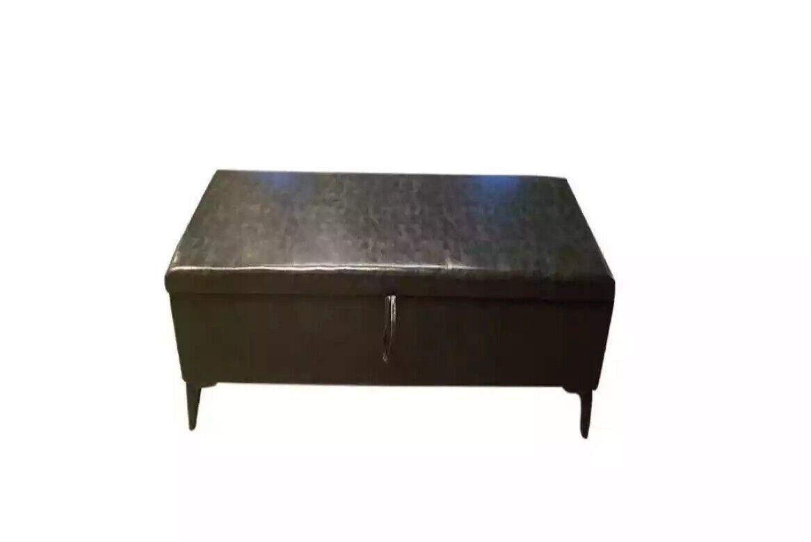 Sitztruhe Gepolstert Hocker Fußhocker Beistellhocker Chaiselounge Sitzbank Neu