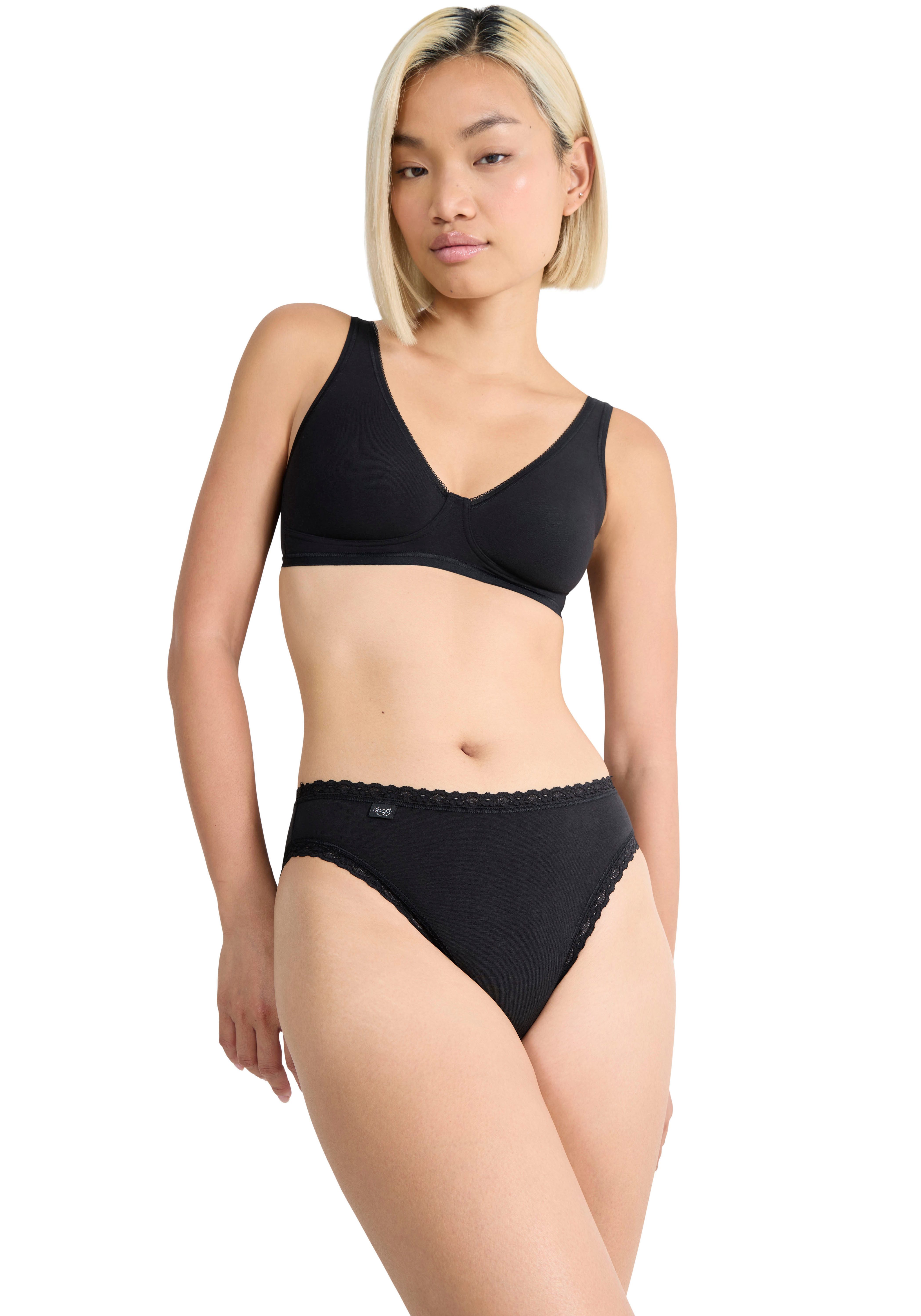 sloggi Taillenslip 24/7 Cotton Lace (3er Pack) mit edler Spitze und flachen Nähten – Bild 5 von 5