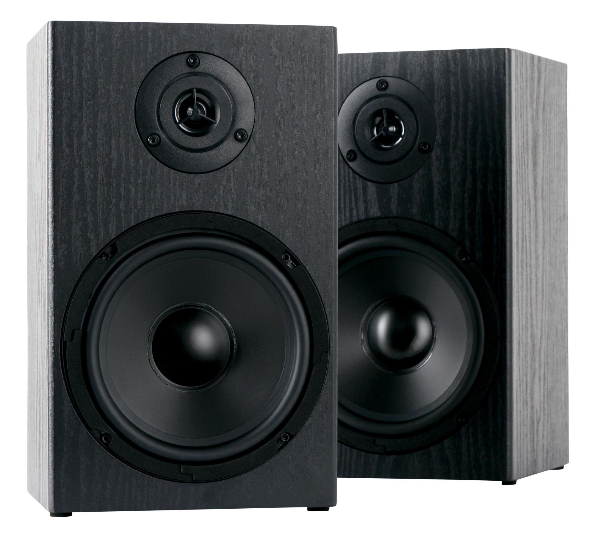 McGrey BSS-265 6,5" HiFi Lautsprecher - 2-Wege-System Regal-Lautsprecher (80 W, HiFi-Boxen auch als Wandlautsprecher)