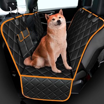 Fivejoy Tier-Autodecke Hundedecke Auto Rückbank Autoschondecke Hund Rücksitz, Universal Hund Autositz Hundematte mit Seitenschutz und Sichtfenster