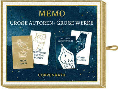 Coppenrath Spiel, Schachtelspiel - BücherLiebe - Große Autoren-Große Werke