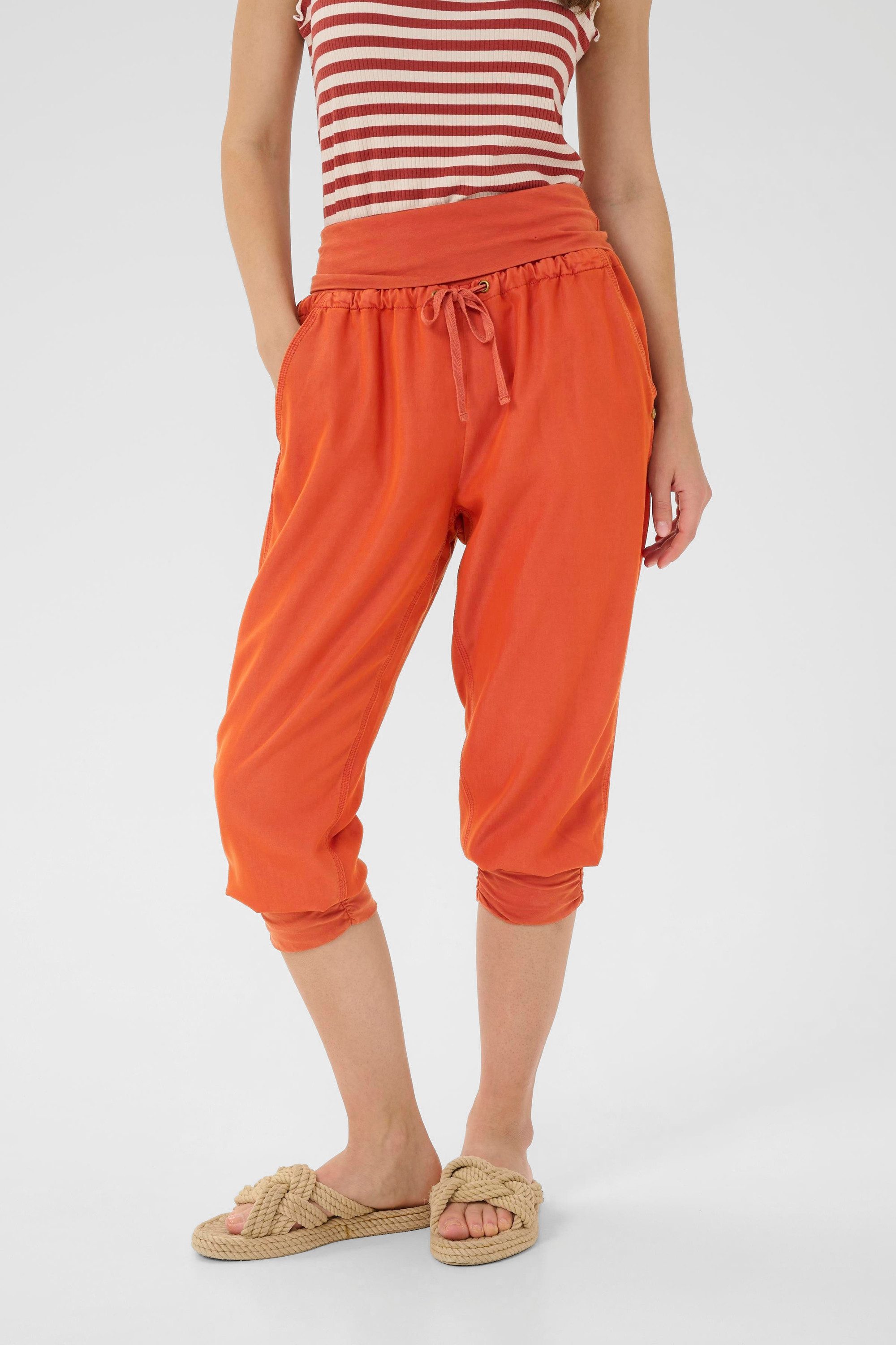 Cream Stoffhose Casual Hose CRLinee
