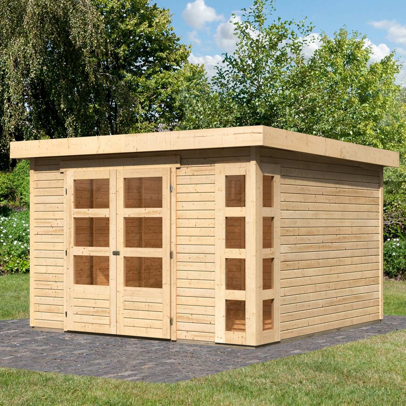 Konifera Gartenhaus Nordsee 6 Bxt 334x331 Cm Otto