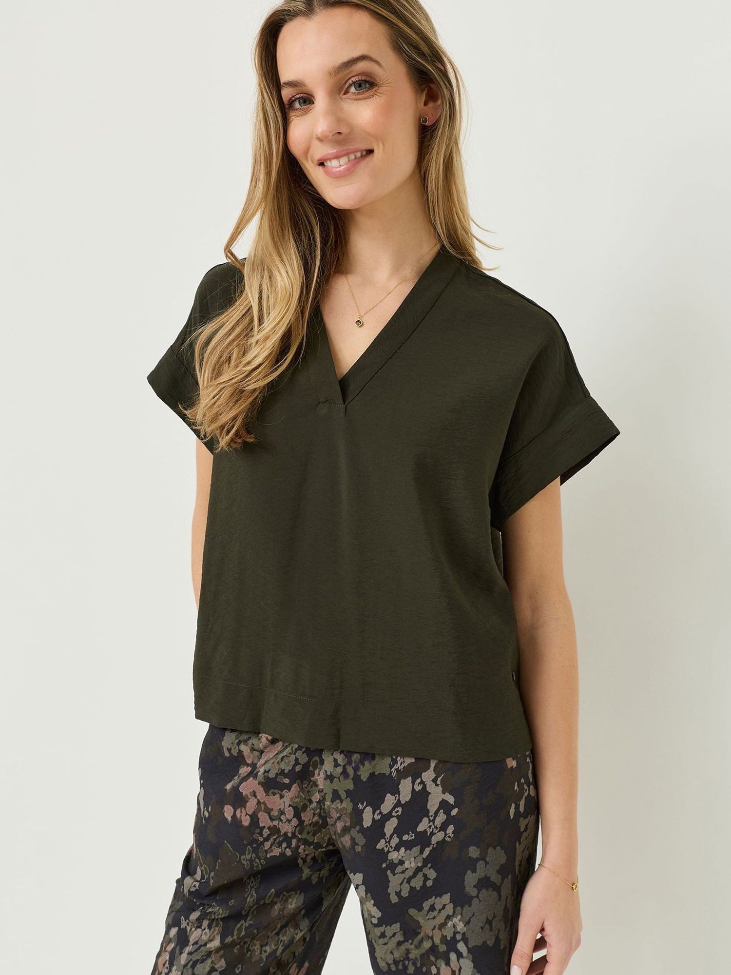 Tamaris Klassische Bluse Kurzarm TAW1075