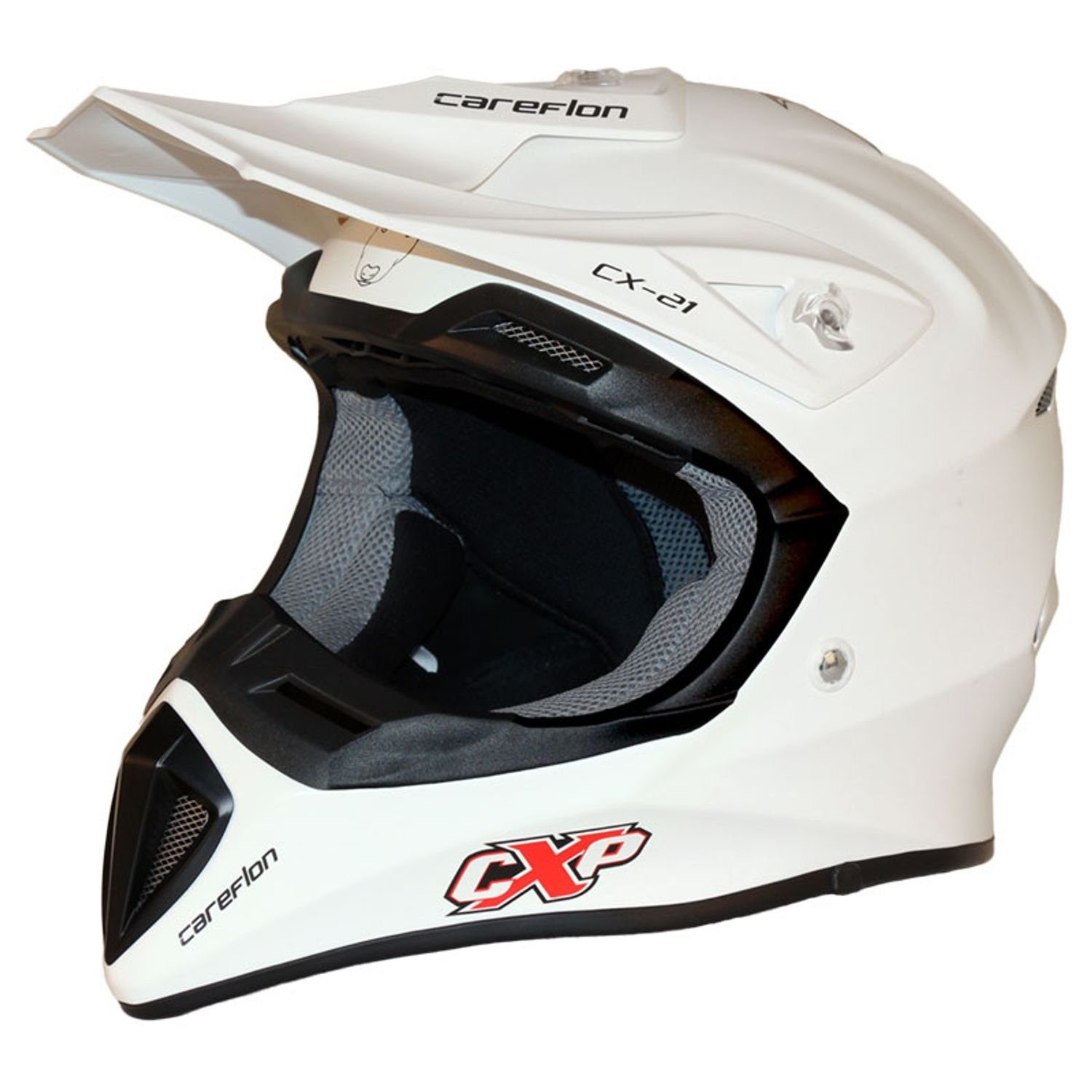 Motocrosshelm CX-2 Careflon Crosshelm Fiberglass MX Enduro Helm Motorradhelm Gr54-64
