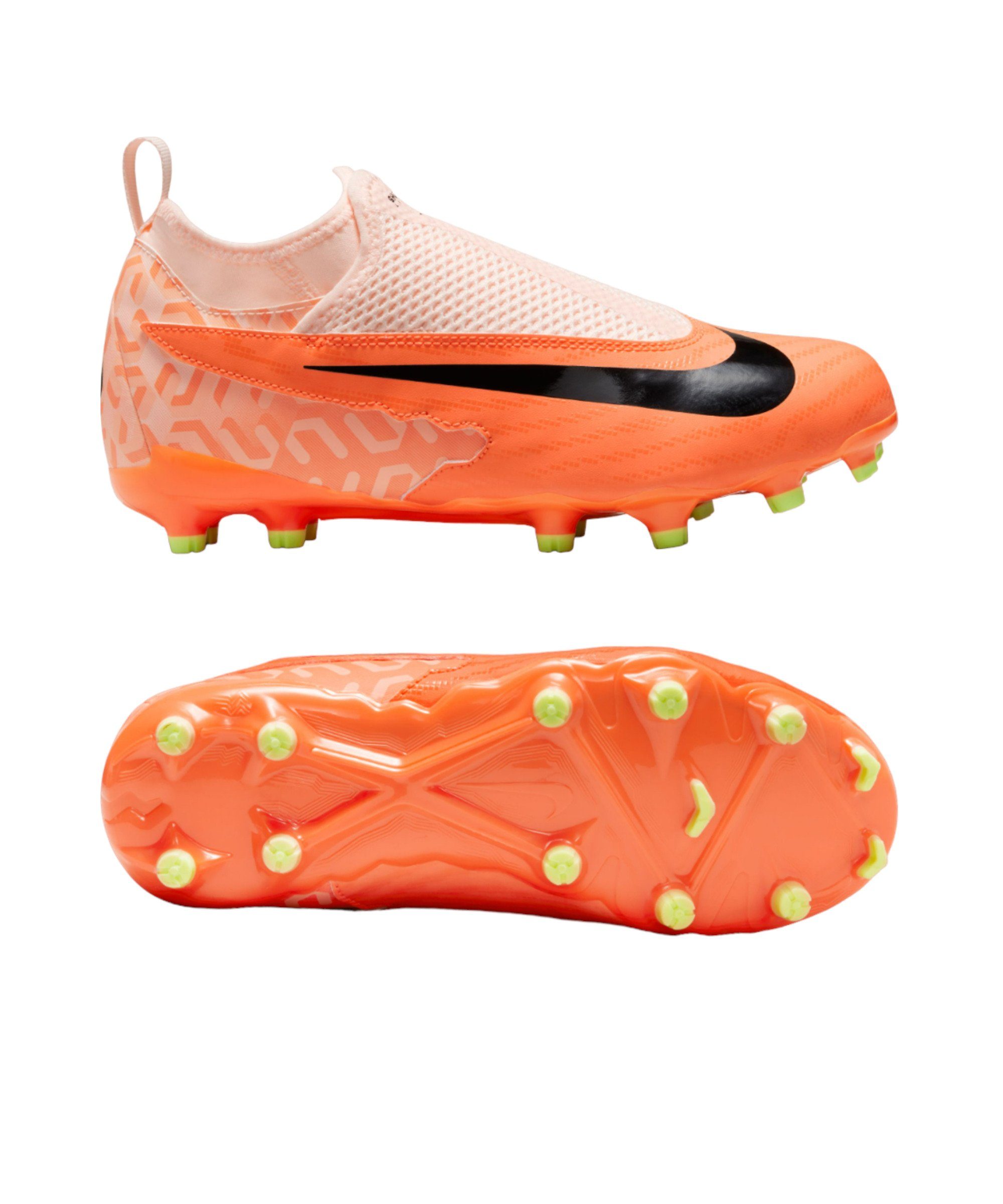 Kids Academy Jr Nike Fußballschuh Peak Phantom rosaschwarz FG/MG GX Ready