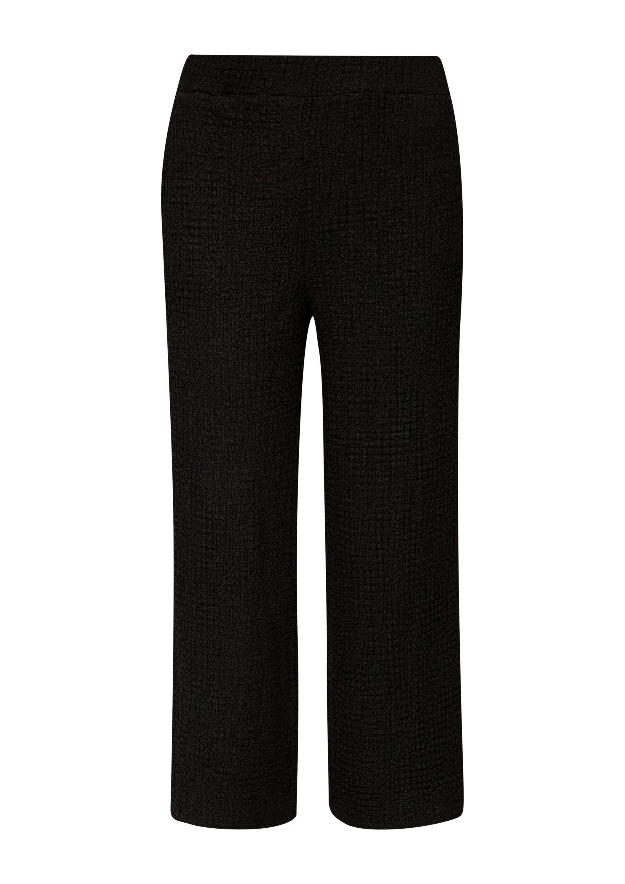 s.Oliver Culotte Hose Stoffhose mit Elastikbund und Musterstruktur günstig online kaufen