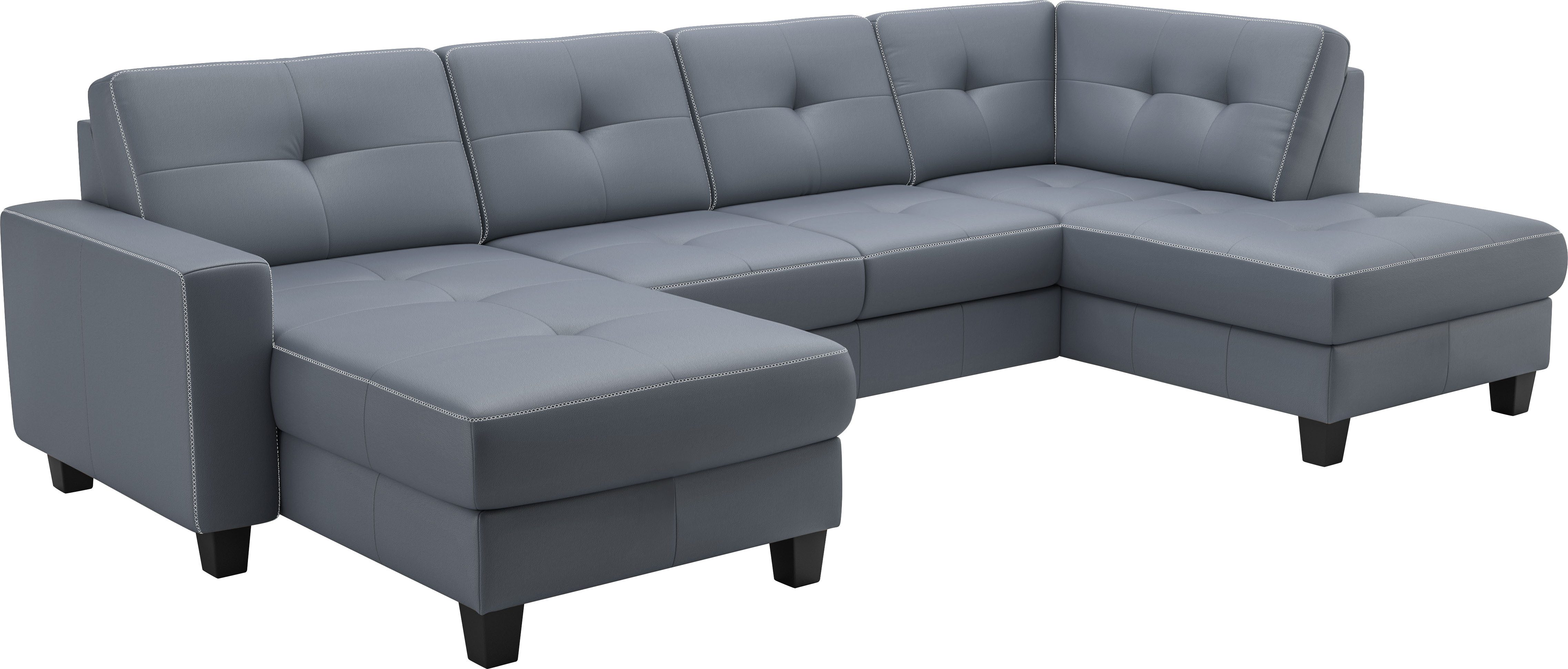 Home affaire Wohnlandschaft Varese, wahlweise mit Bettfunktion und Bettkasten