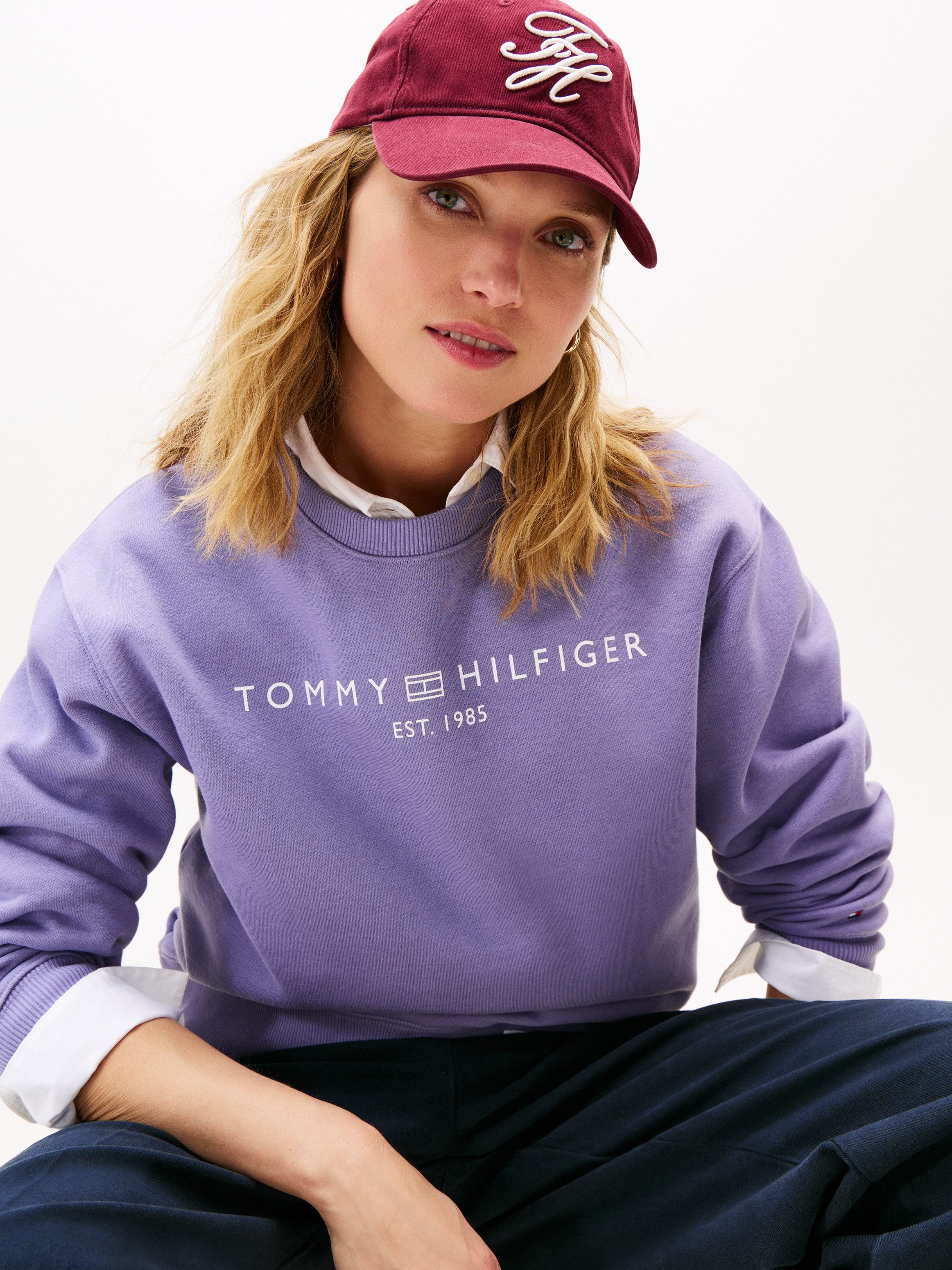 Tommy Hilfiger Sweatshirt MDRN REG CORP LOGO C-NK SWTSHRT mit Logoschriftzu günstig online kaufen