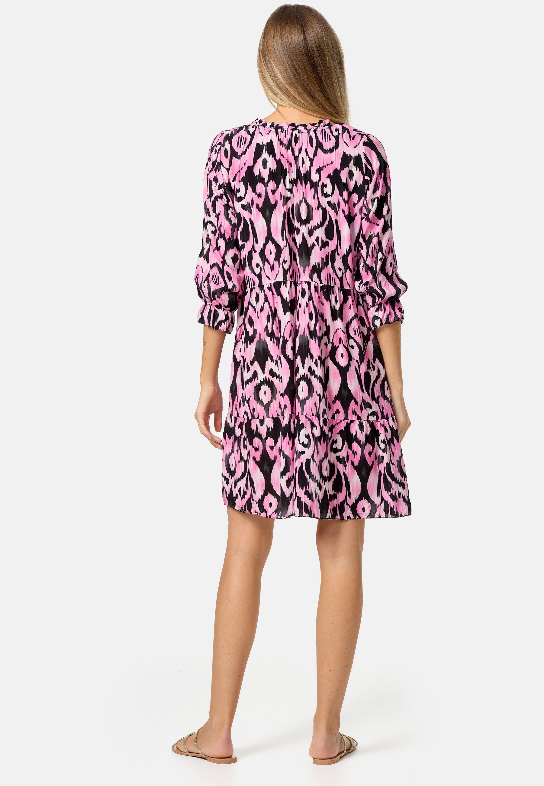 Rayshyne Tunikakleid PM-31 (Sommerkleid Jersey Strandkleid mit Muster in Einheitsgröße) – Bild 4 von 4