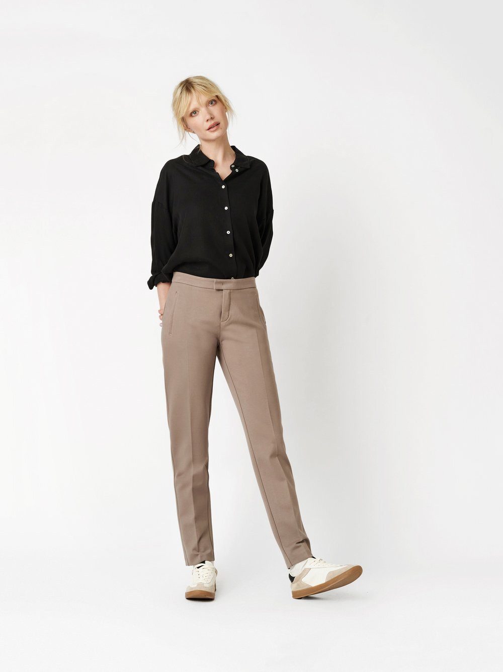 ROSNER Stretch-Hose Alisa_317 (1-tlg) mit Bügelfalten günstig online kaufen