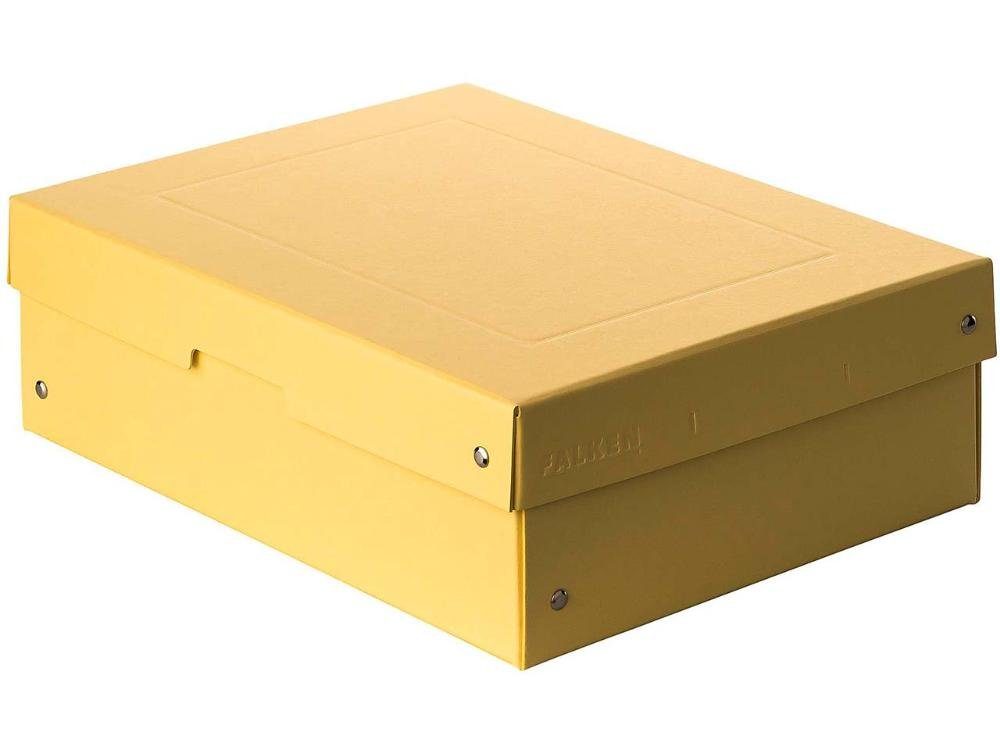 Falken Geschenkpapier Falken PureBox 'Pastell', DIN A4, 100 mm Höhe gelb