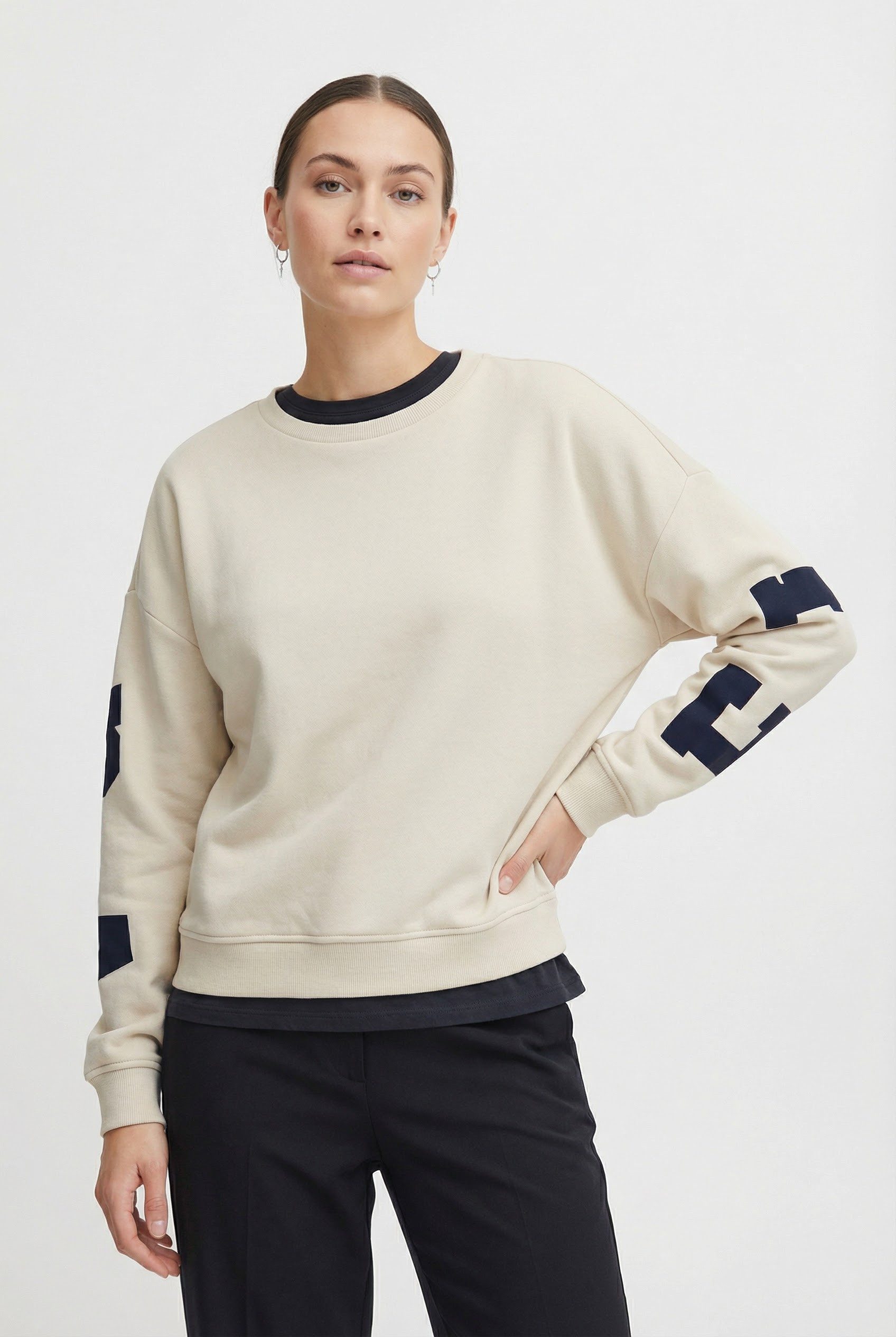 ONLY Sweatshirt ONLSWEAT L/S BACK/SLEEVE PRINT SWT NOOS günstig online kaufen