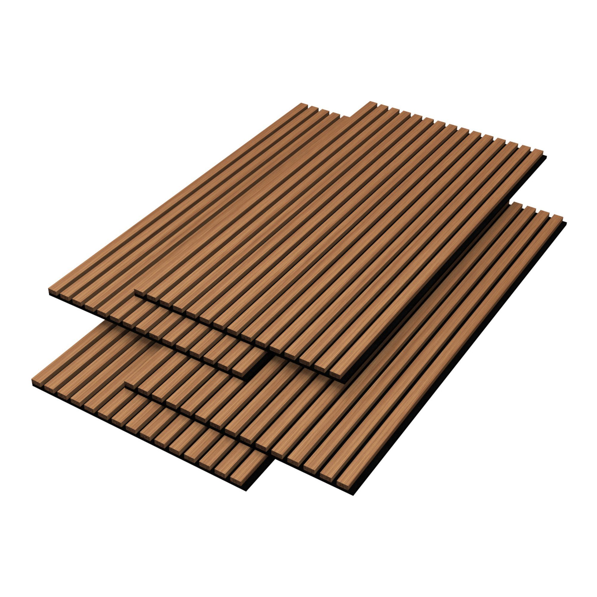 neu.holz 3D Wandpaneel, (Set, 4-tlg) »Vang« Akustik Wandpaneel im 4er Set T günstig online kaufen