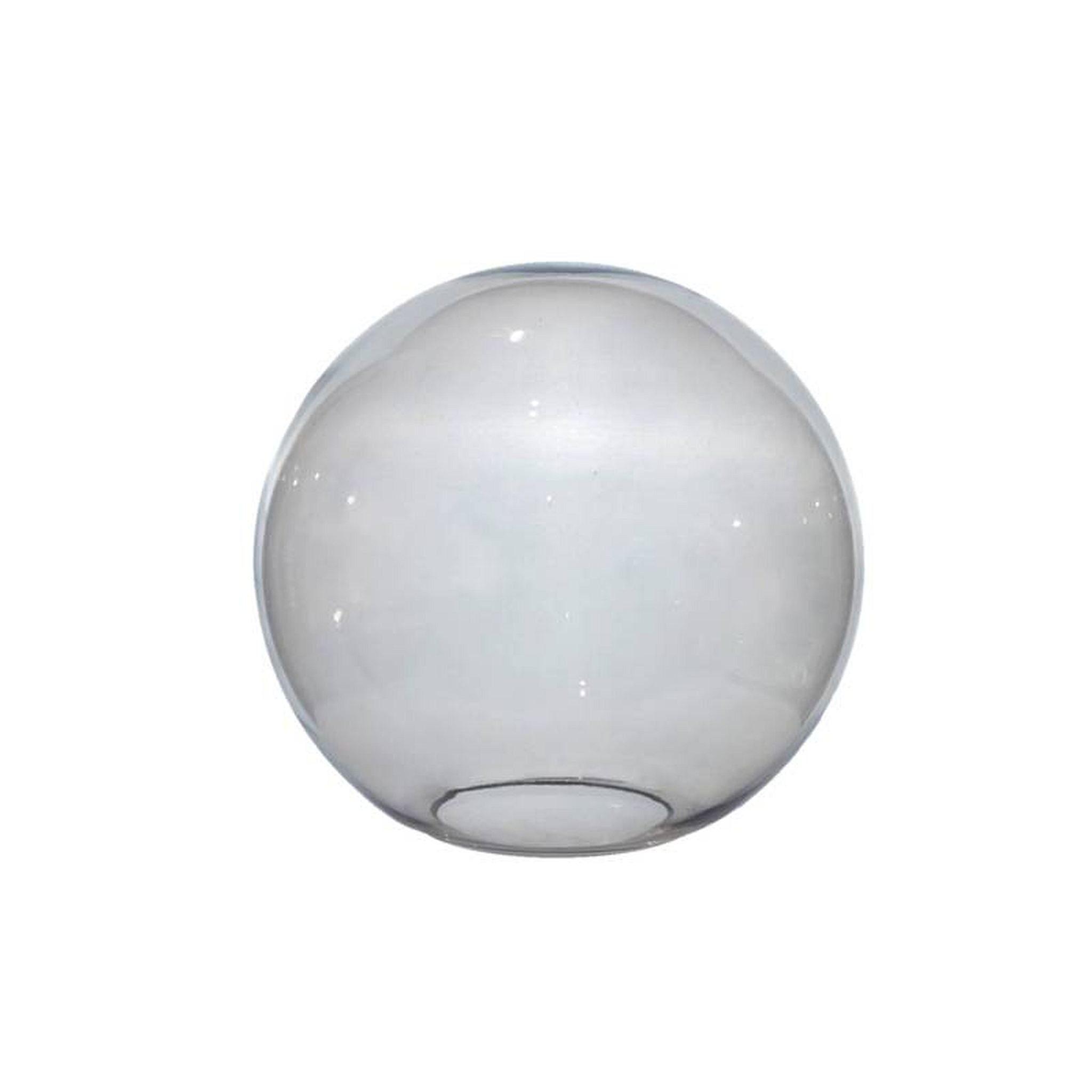 Kugelglas Lampenschirm 350 Mm – Opal Weiß Glänzend, Öffnung 150 Mm, Ohne Kragen, Für Innen- Und Außenleuchten, Ersatzglas Großformatig
