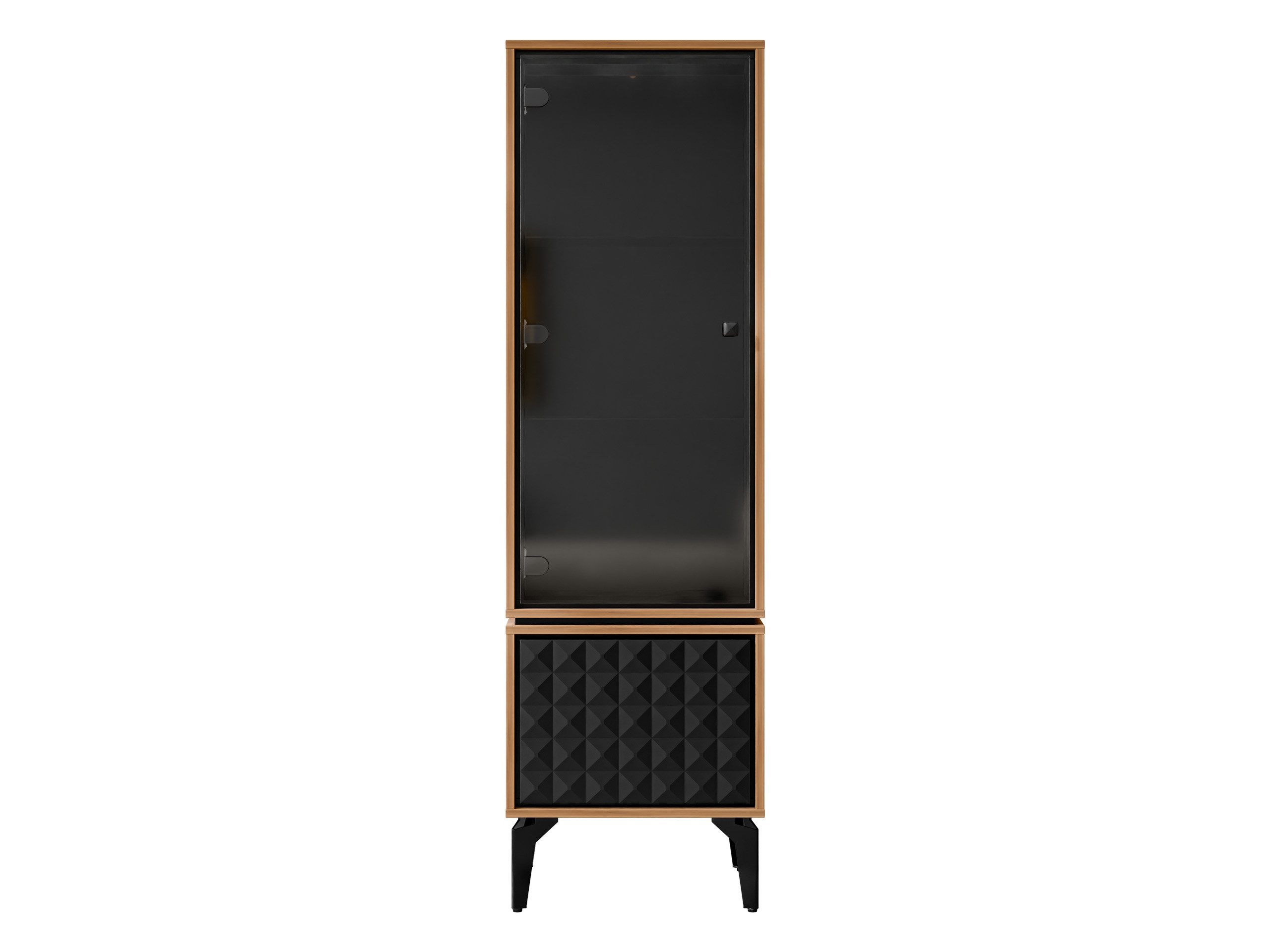 MIRJAN24 Vitrine Ella 54 (mit zwei Drehtüren) Push to open, 54x40x182 cm