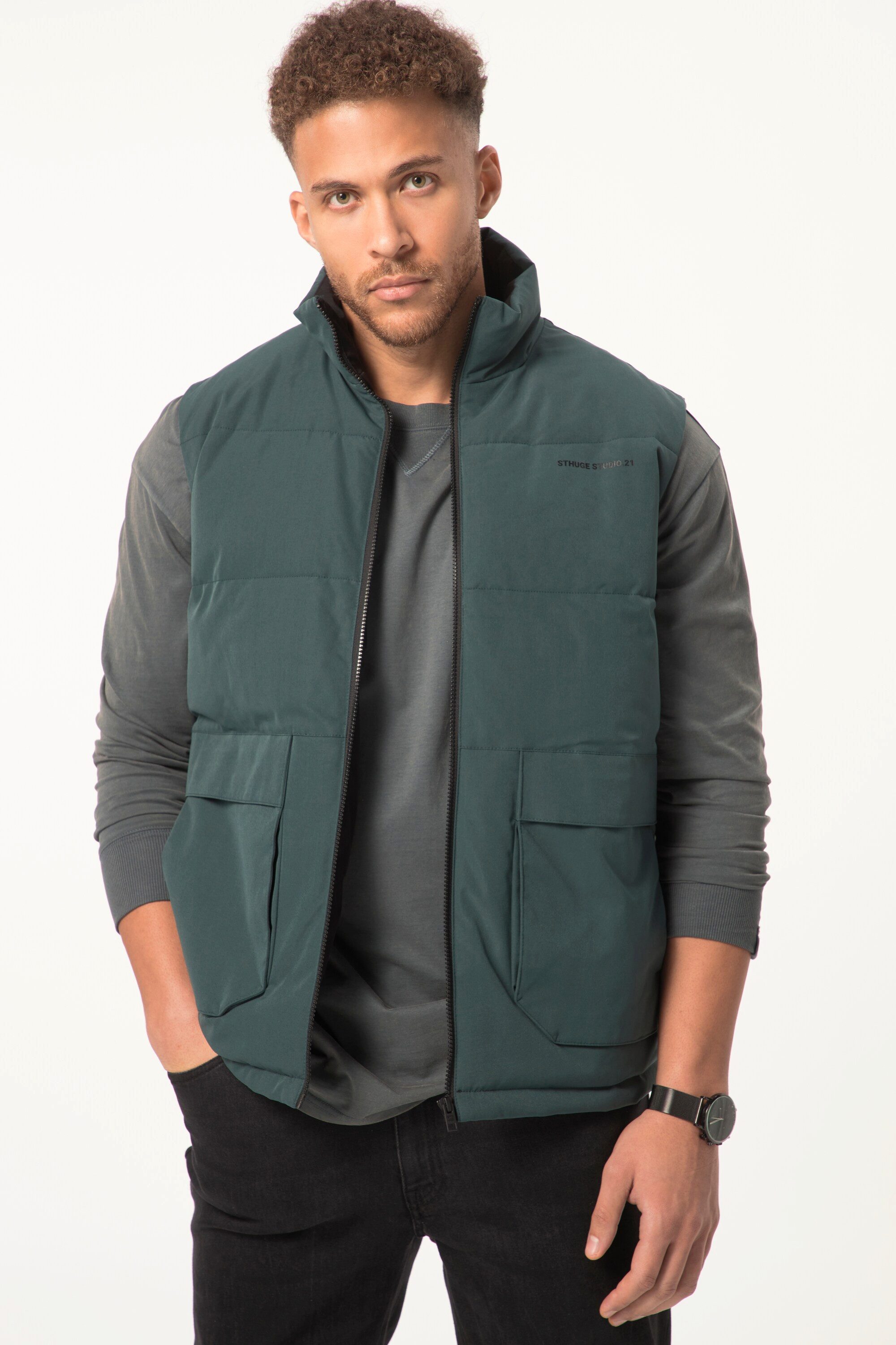 Steppweste Steppweste Outdoor Stehkragen Zipper
