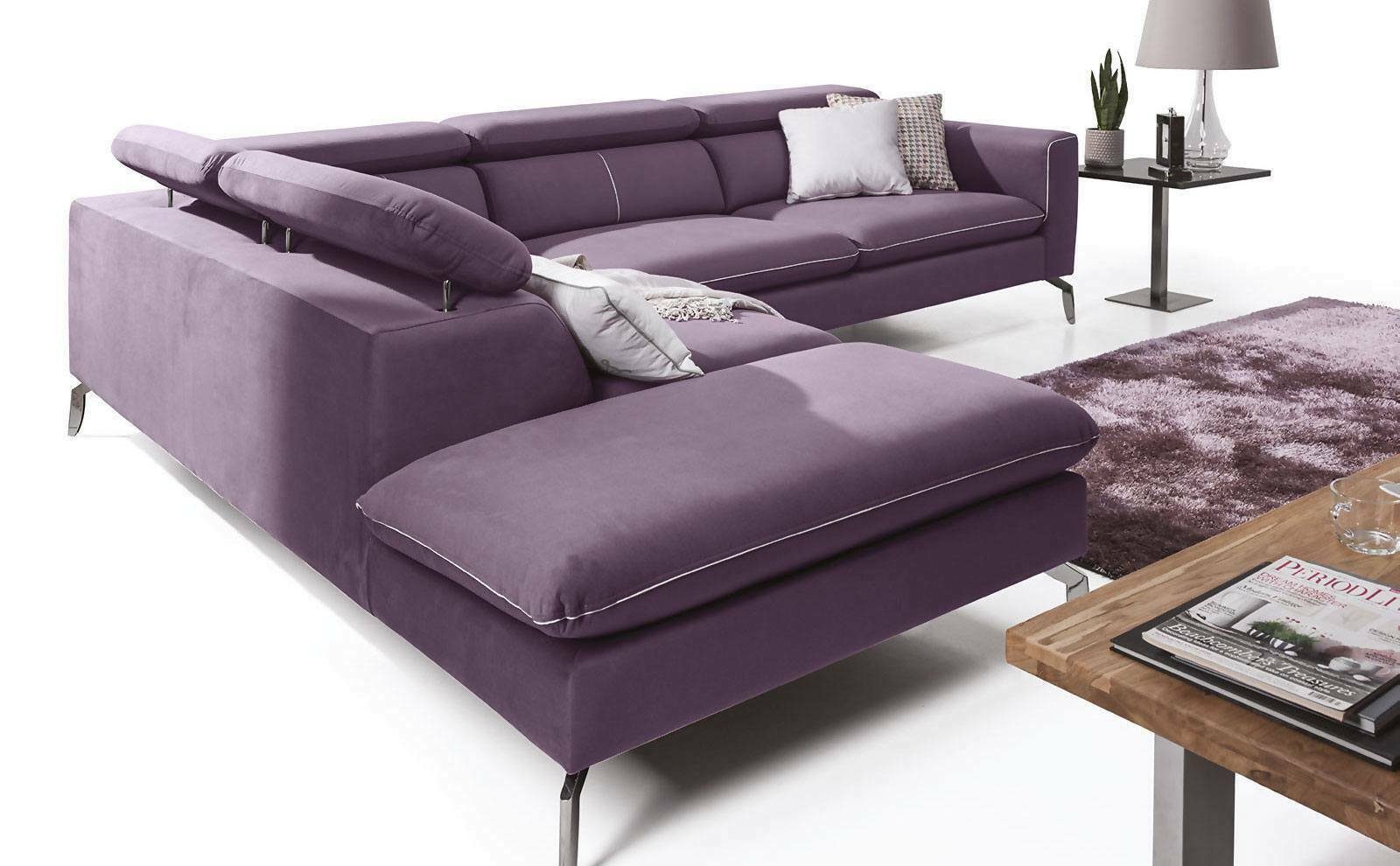 JVmoebel Ecksofa, Ecksofa L-Form Polster Sofa Garnitur Couch Design Wohnlandschaft