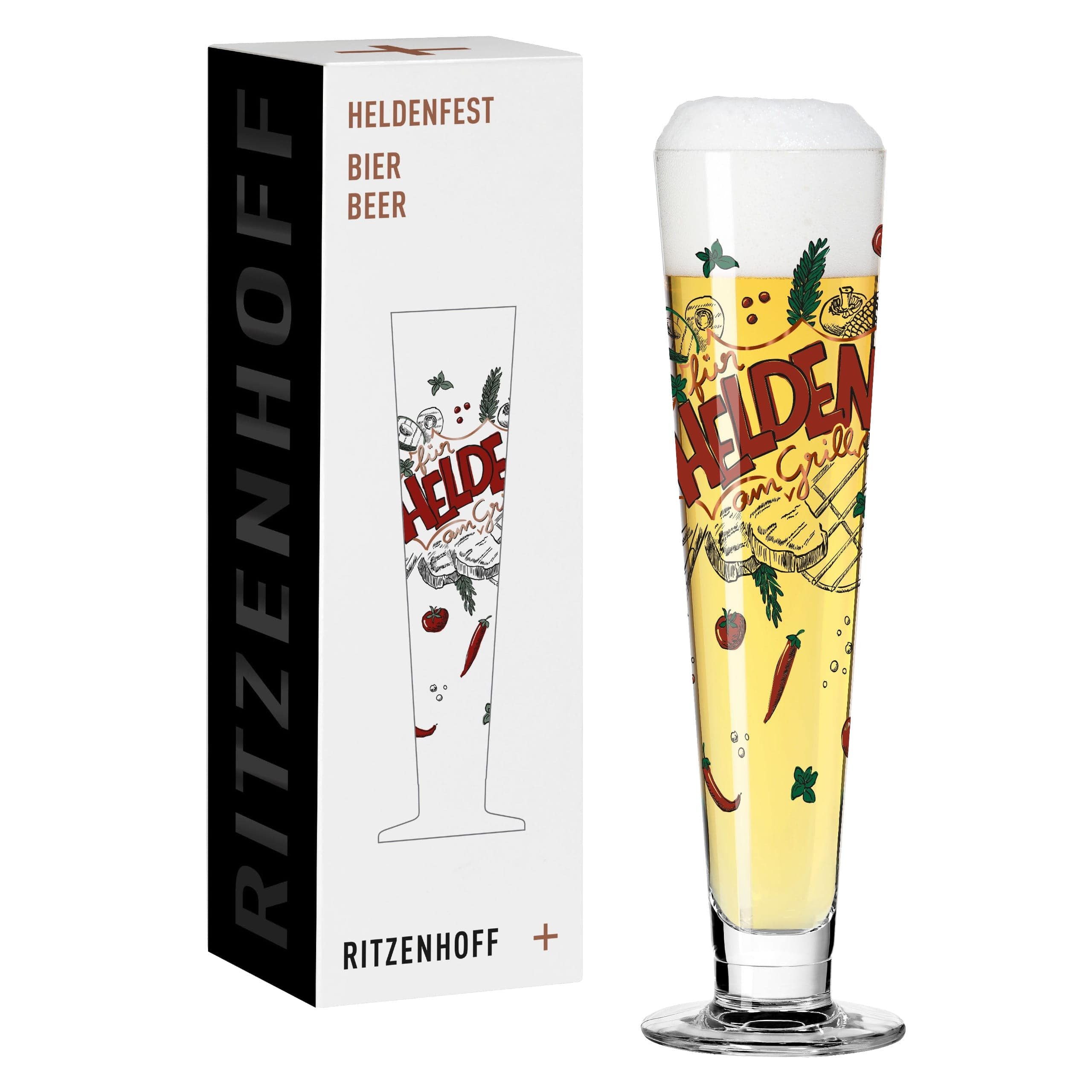 Ritzenhoff Bierglas Heldenfest, Kristallglas