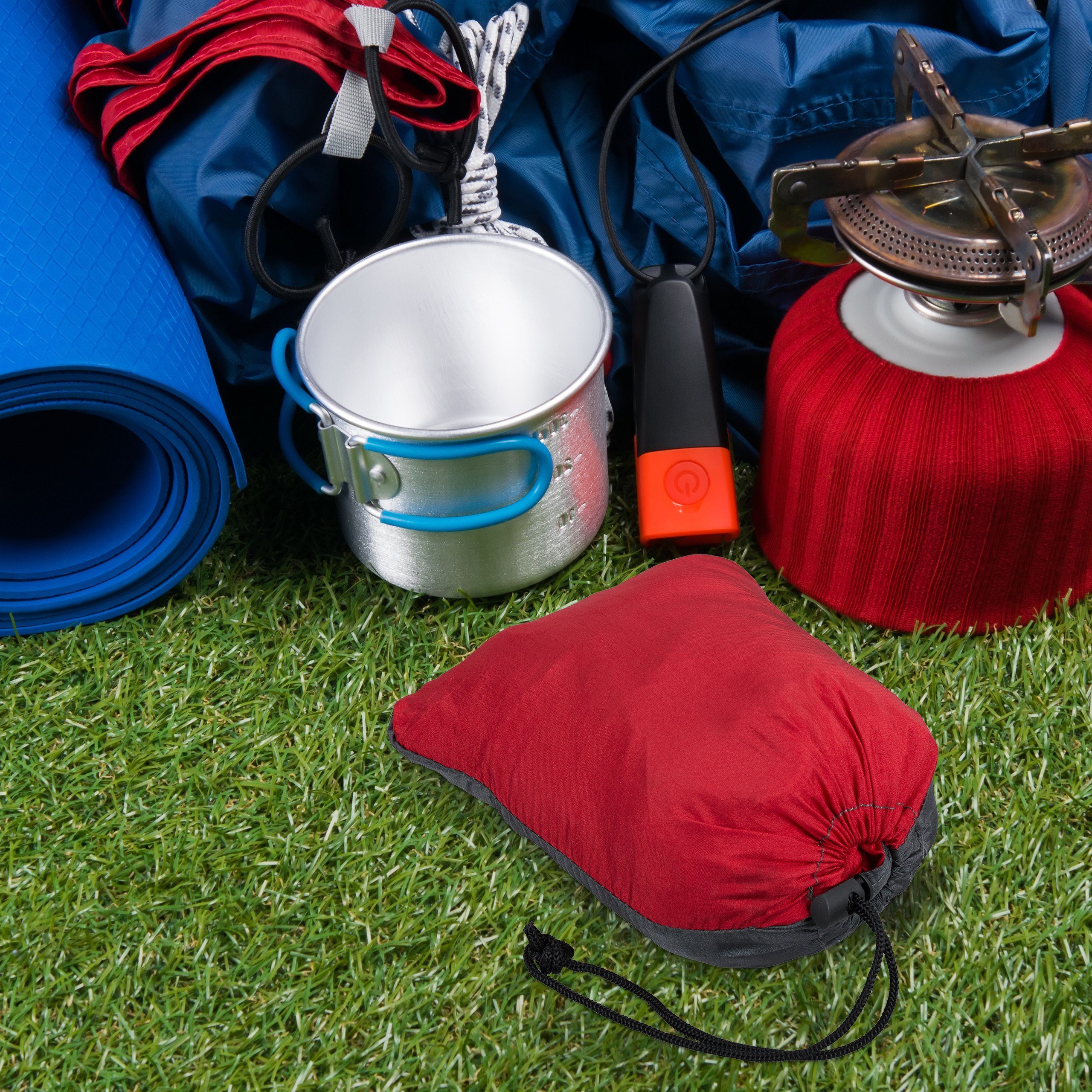 relaxdays Hängematte Outdoor, Rot günstig online kaufen
