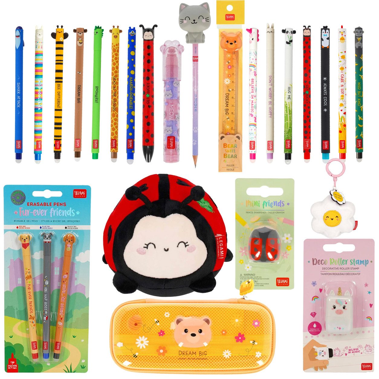 Legami befüllbarer Adventskalender Kinder-Adventskalender: 24 LEGAMI-Artikel + Nikolausbeutel gratis dazu