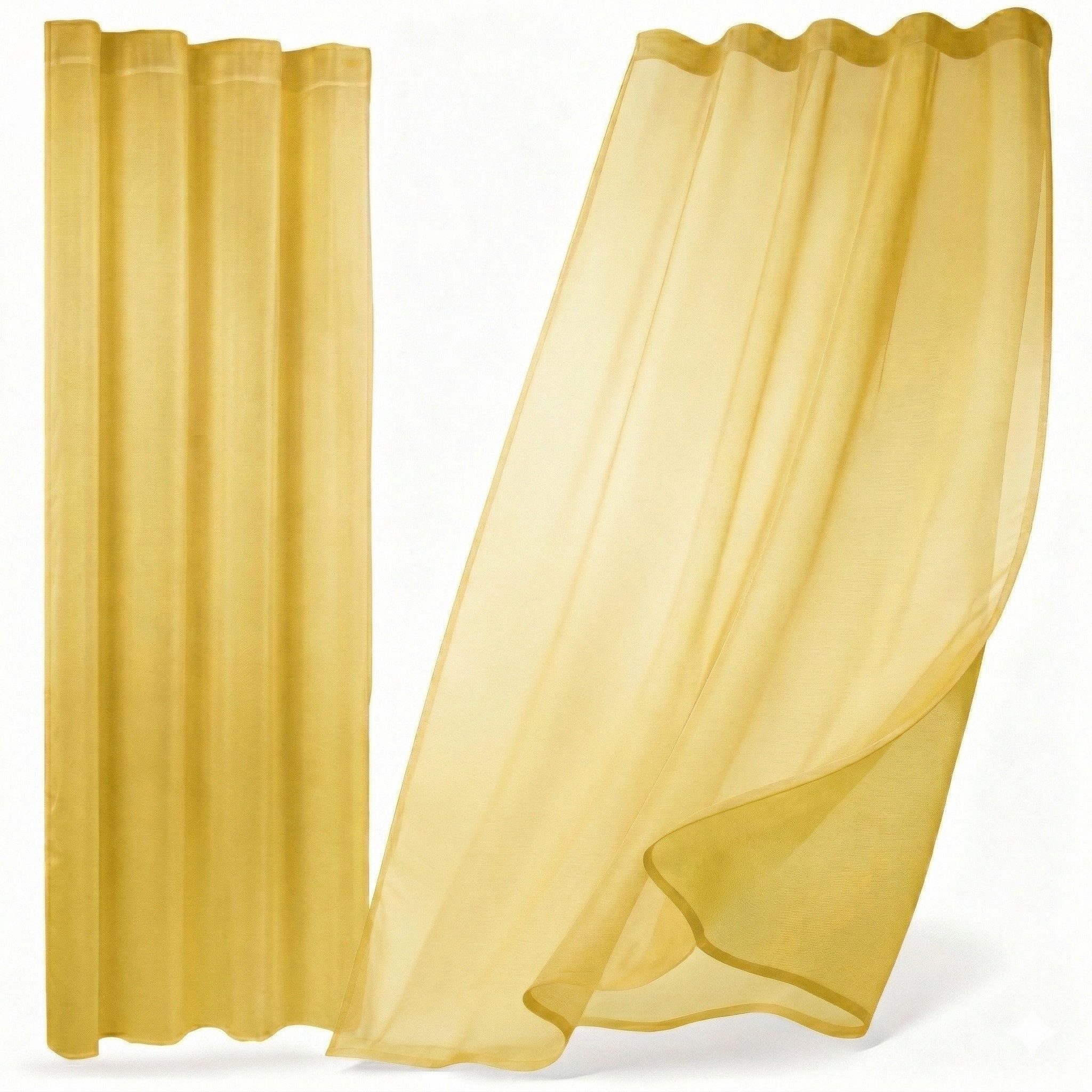 Beautex Gardine transparent Dolly, wählbar mit Kräusel- und Ösen- Aufhängung (1 St), Kräuselband, transparent