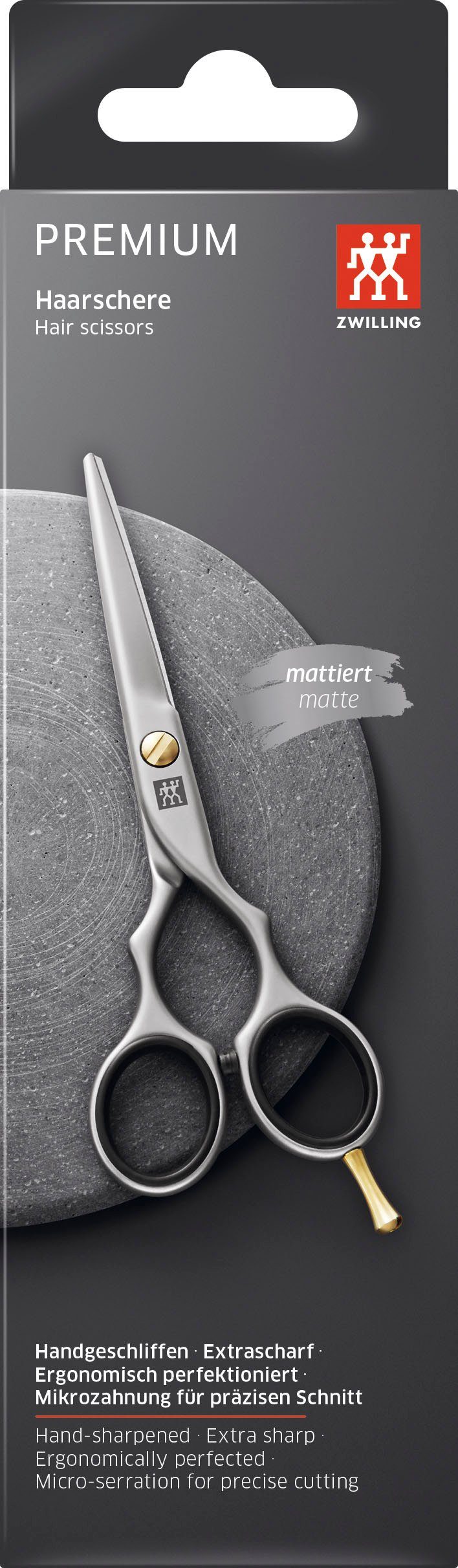 mm, 140 Zwilling mattiert Haarschere,