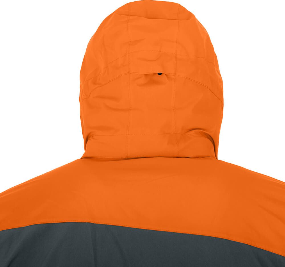 Bergson Skijacke RUKA Herren Skijacke, wattiert, 20000 mm Wassersäule, Normalgrößen, orange
