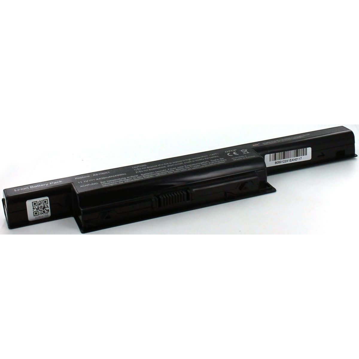 AGI Akku für Acer Travelmate P273-M-53238G5 Li-Ion 10,8 Volt 4400 mAh schw Laptop-Akku 4400 mAh (10.8 V)