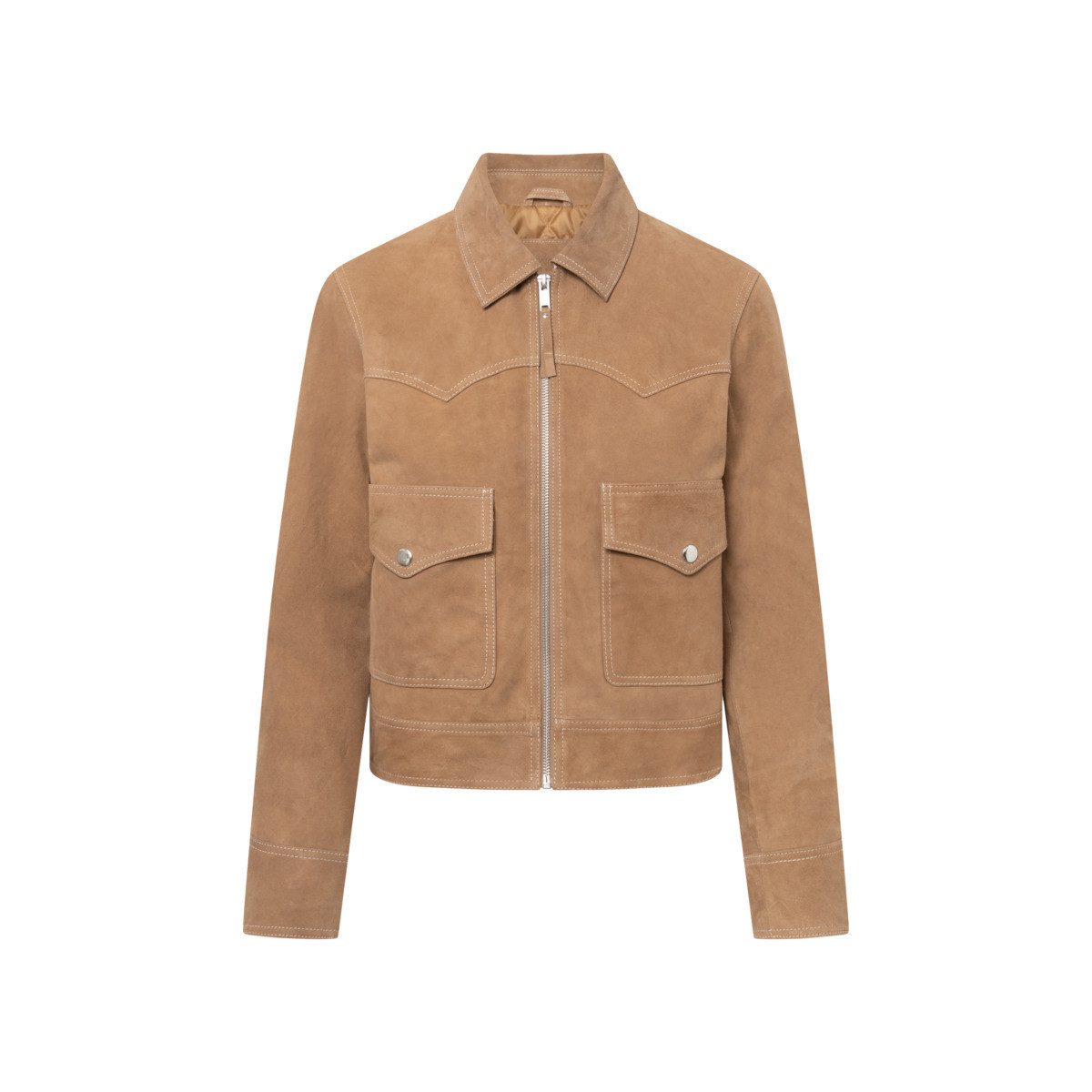 Bolongaro Trevor Lederjacke Freya Trucker Damen Bomberjacke, Freizeitjacke, Blazer, Pufferjacke, Übergangsjacke