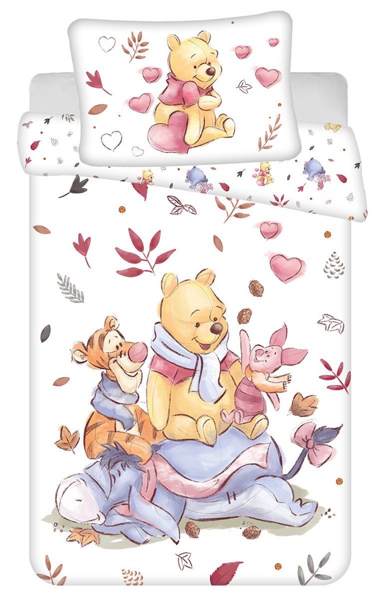 Kinderbettwäsche Disney Winnie Puuh Kinderbettwäsche 100x135 + 40x60 cm, Ba günstig online kaufen