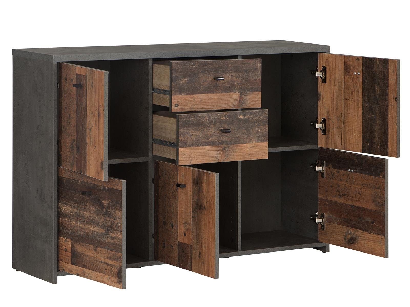 freiraum Kommode Burg, 114.1 x 77.5 x 29.6 cm (B/H/T)
