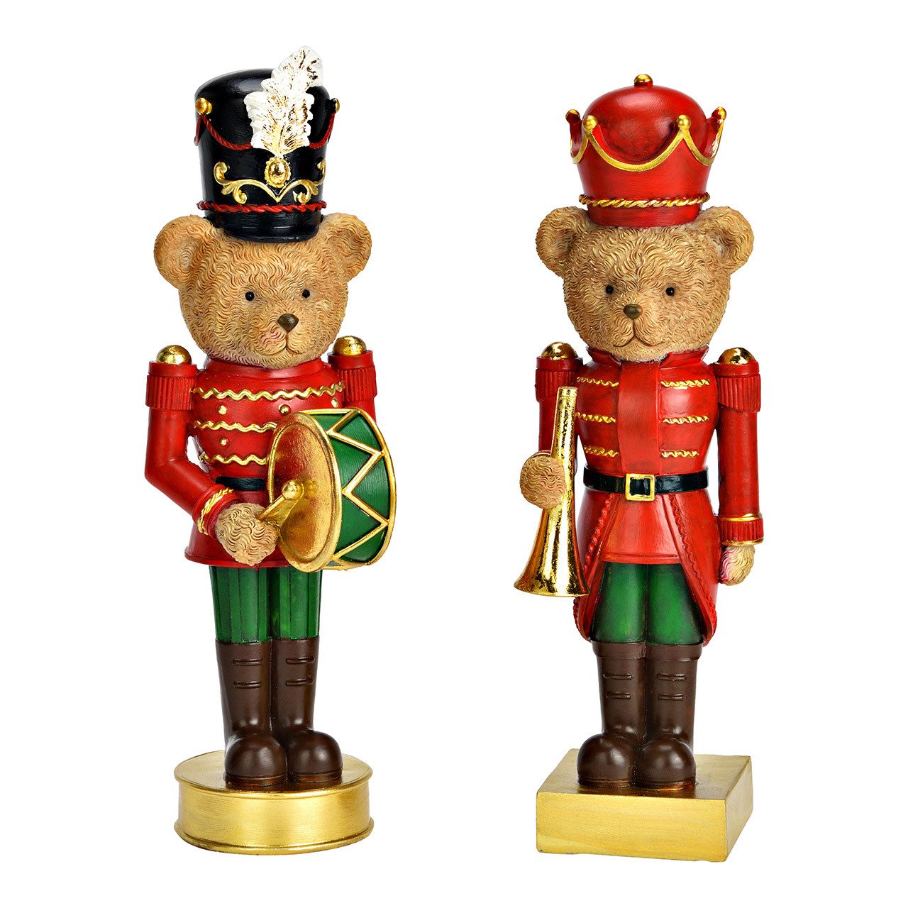 Wurm Nussknacker 10044247 - 2er Set Bär aus Poly, 6 x 24 x 6 cm, (1-tlg)