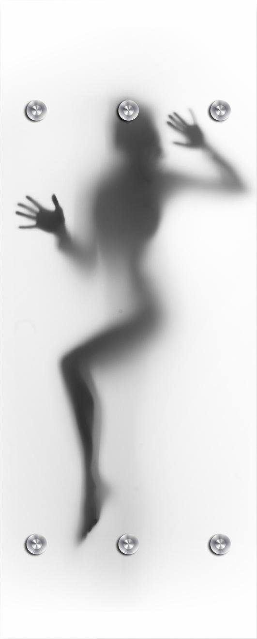 queence Garderobenleiste Frau verschwommen, mit 6 Haken, 50 x 120 cm