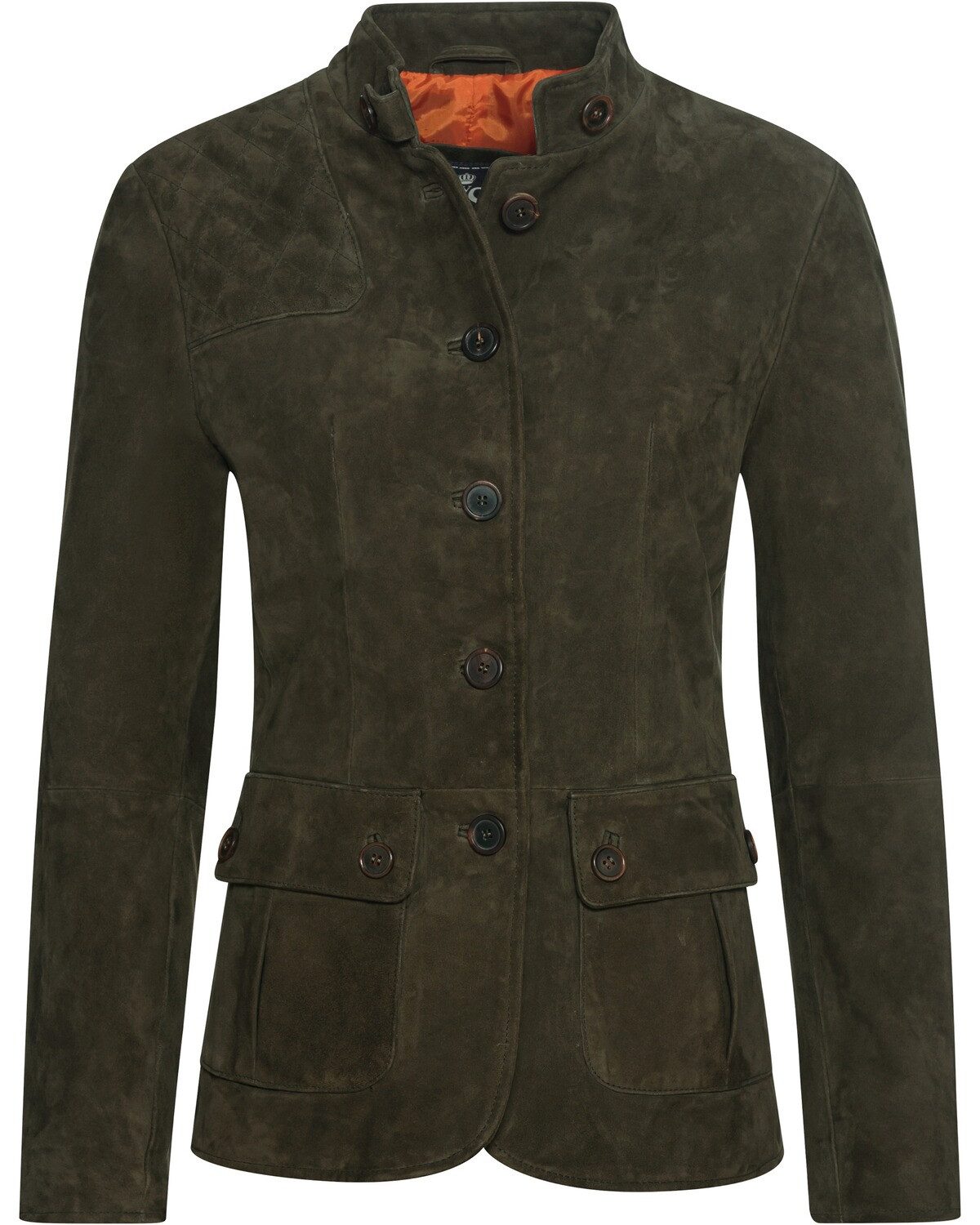 Lederjacke Lederjacke mit Schulterpatch