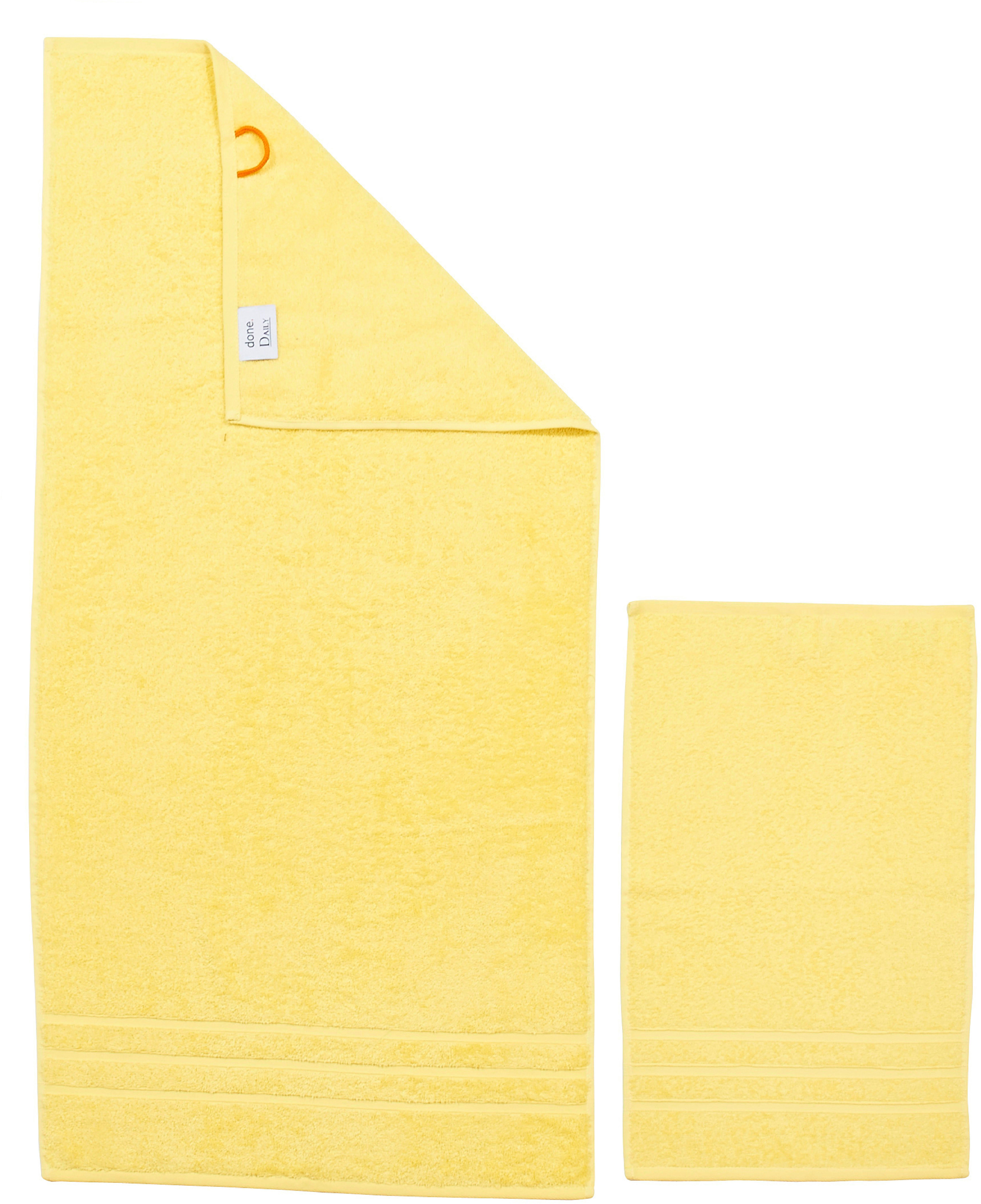 done.® Handtuch Set Daily Uni, Walkfrottier günstig online kaufen