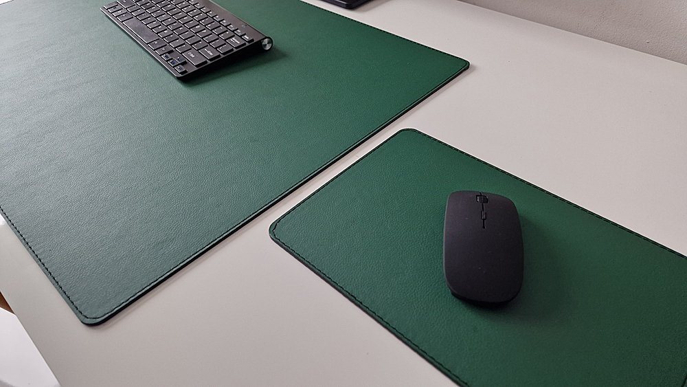 Thumbnail - Profi Mats Schreibtischunterlage mit Mauspad Sanftlux Kunst Leder in 12 Farben 3 Gr.