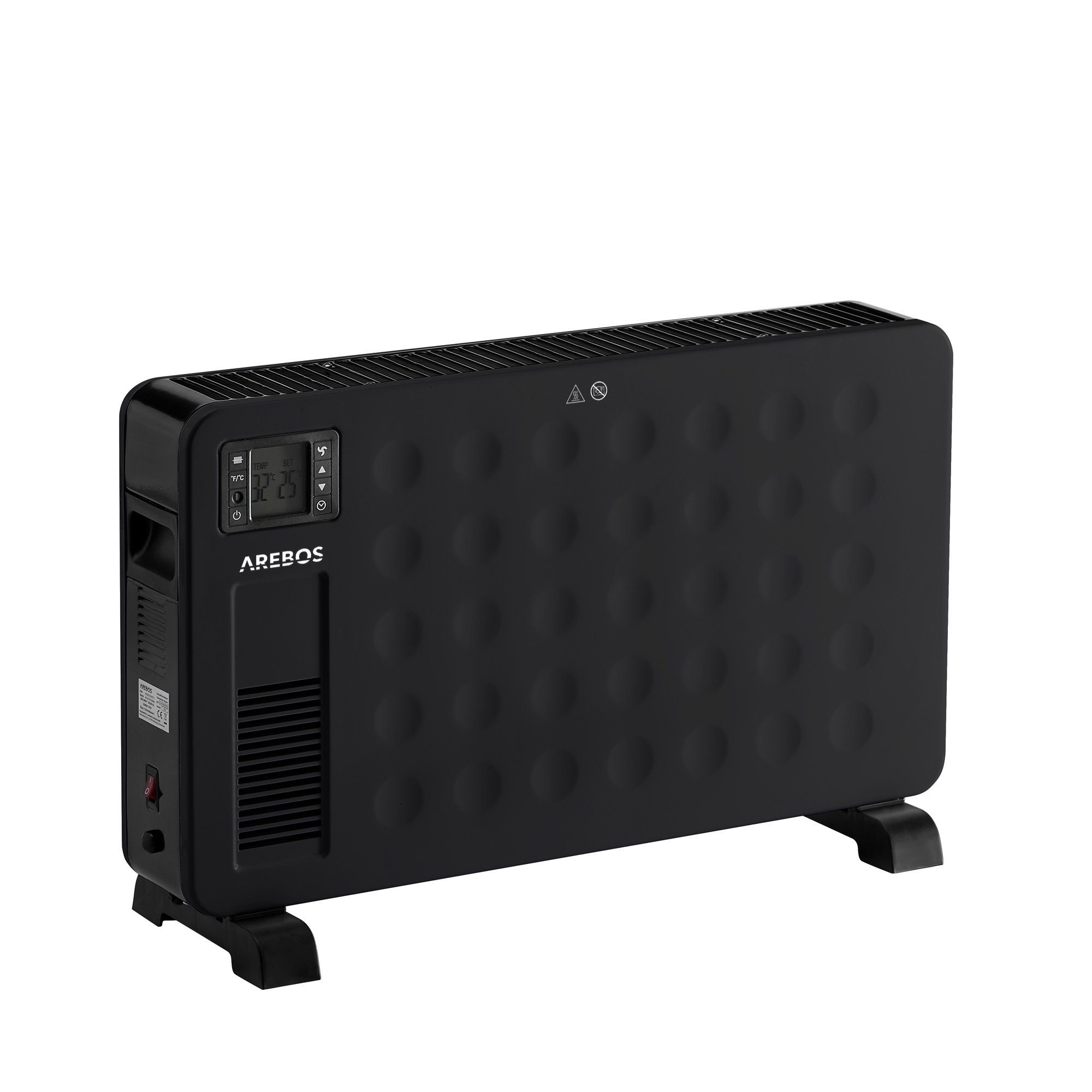 Arebos Konvektor 2300 W 3 Heizstufen, integriertes Thermostat, Inkl. Fernbe günstig online kaufen