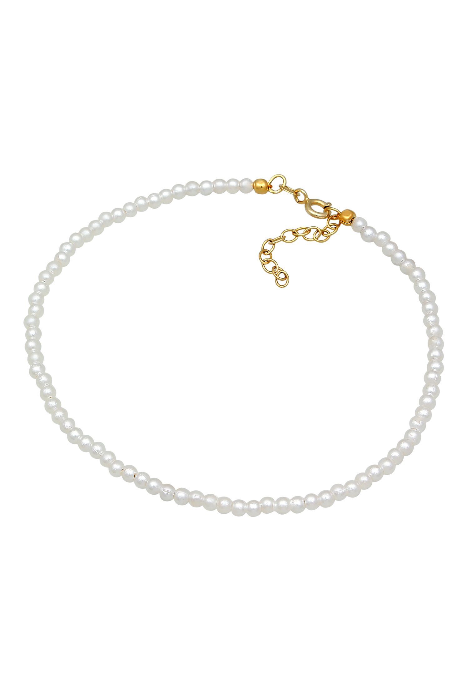 Elli Fußkette Perlen Synthetisch Klassik Basic günstig online kaufen