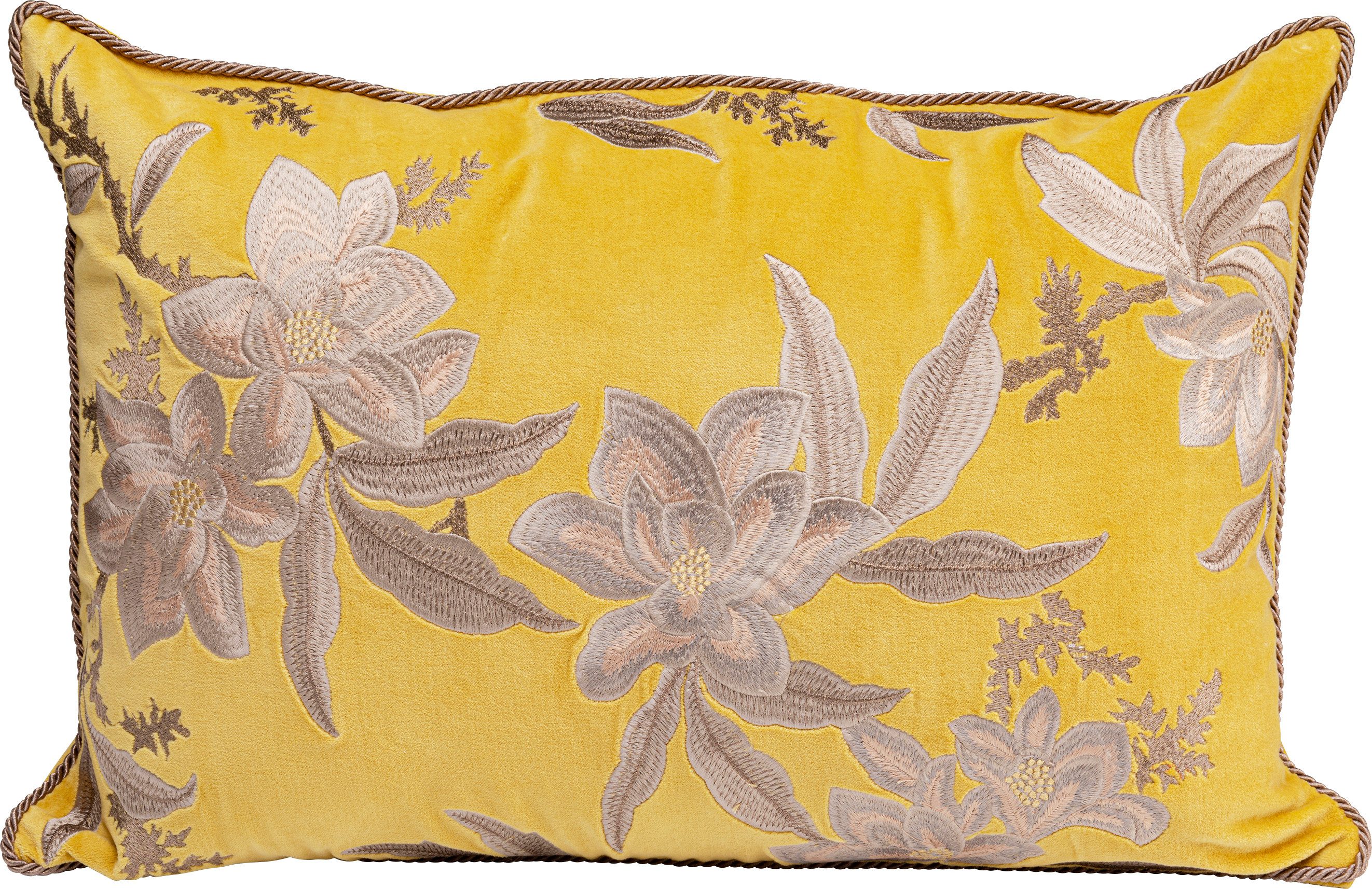 Kare Design Dekokissen Lovely Flowers, Kissenhülle mit Füllung, 40x60 cm, stützt Kopf und Nacken angenehm und sorgt für erholsamen Schlaf