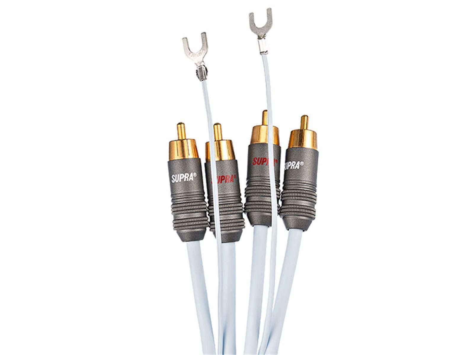 Supra Cables Supra Cables Phono 2 RCA - SC Audio-Kabel, (100 cm)