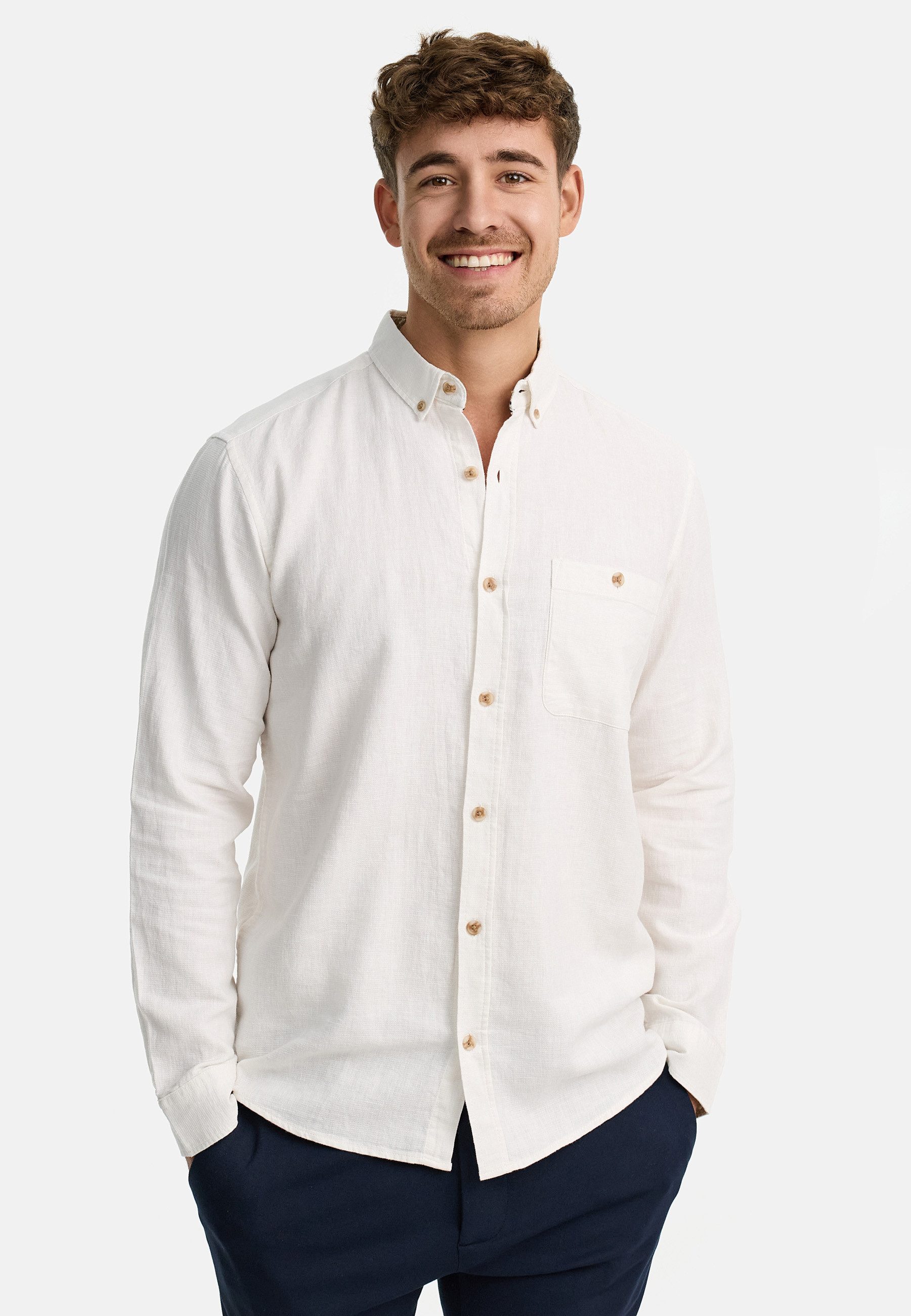 Indicode Langarmhemd Herren INNiell Herrenhemd Langarm günstig online kaufen